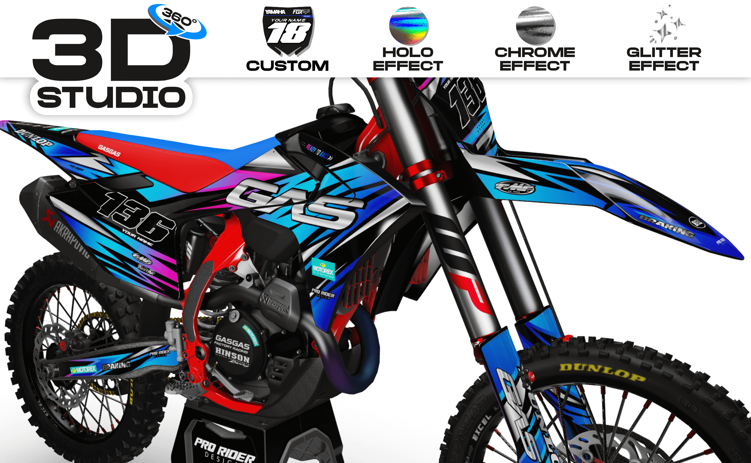 Custom Graphics GASGAS ASTRO - 3D