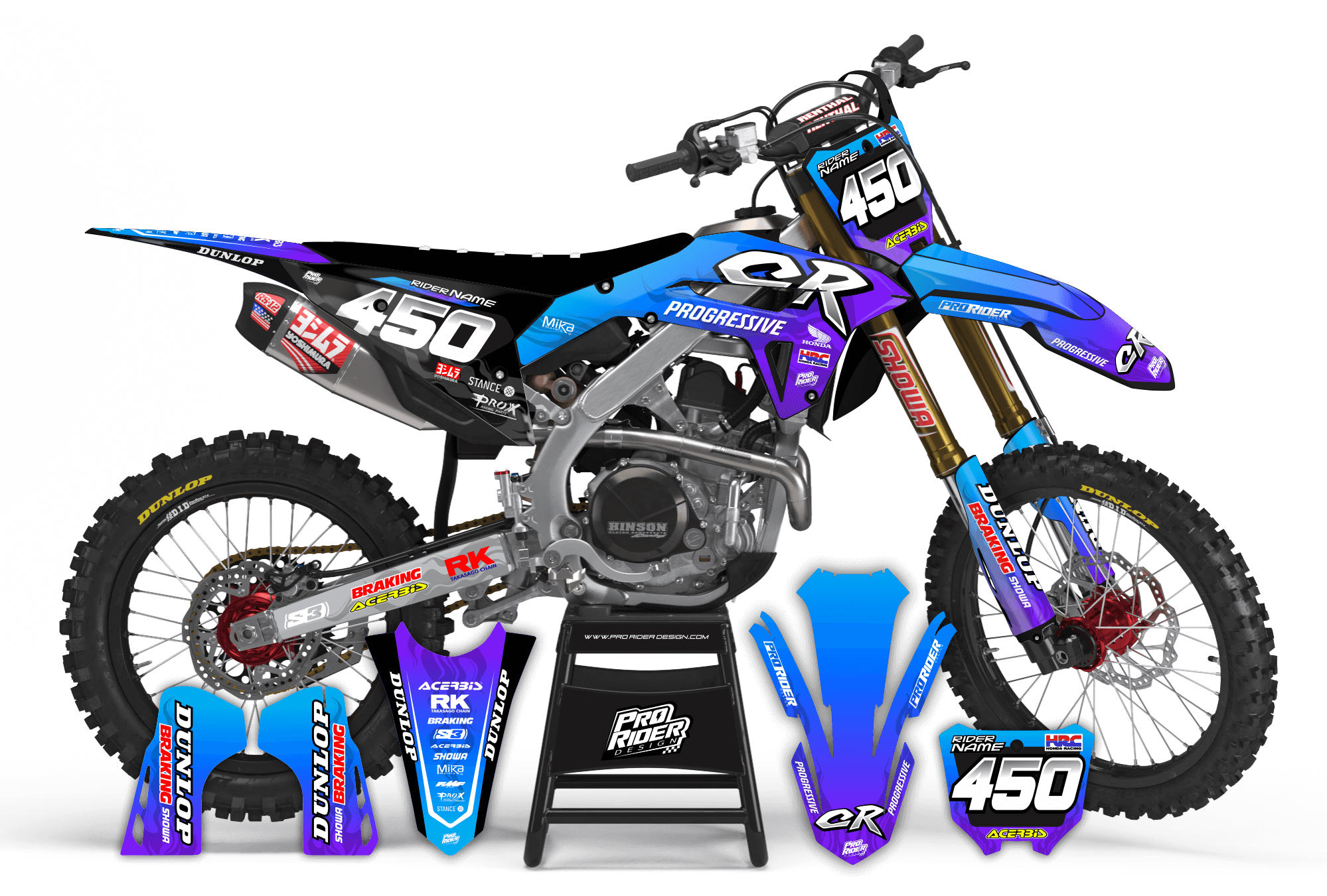 HONDA custom Graphics PROGRESSIVE