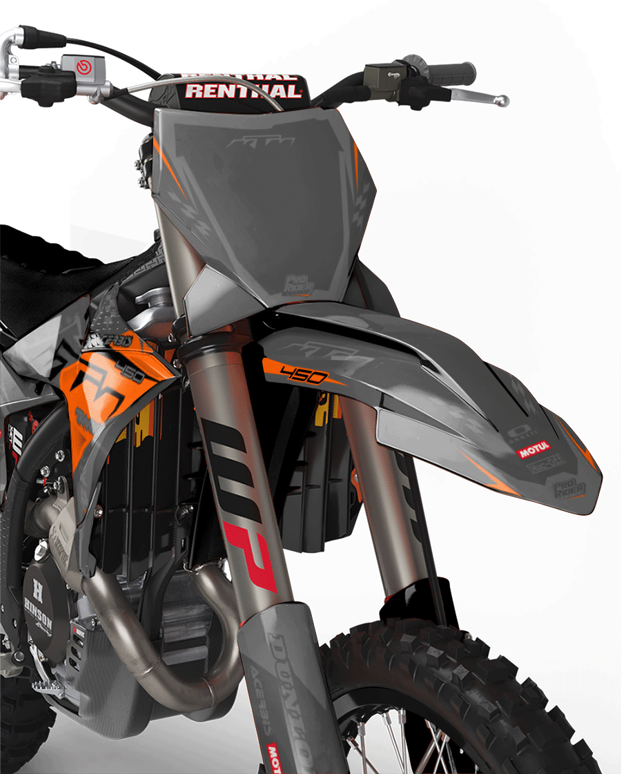 KTM Graphics SX XC SXF XCF EXC.. - ProLine Grey/orange