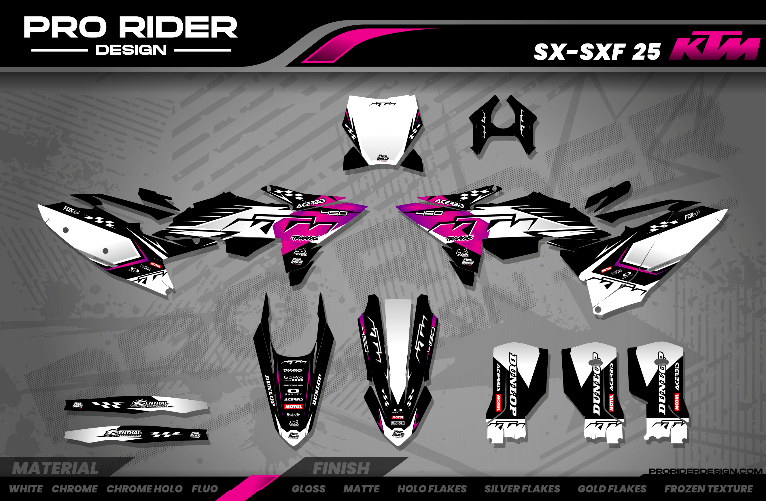 KTM Graphics SX XC SXF XCF EXC.. - ProLine pink