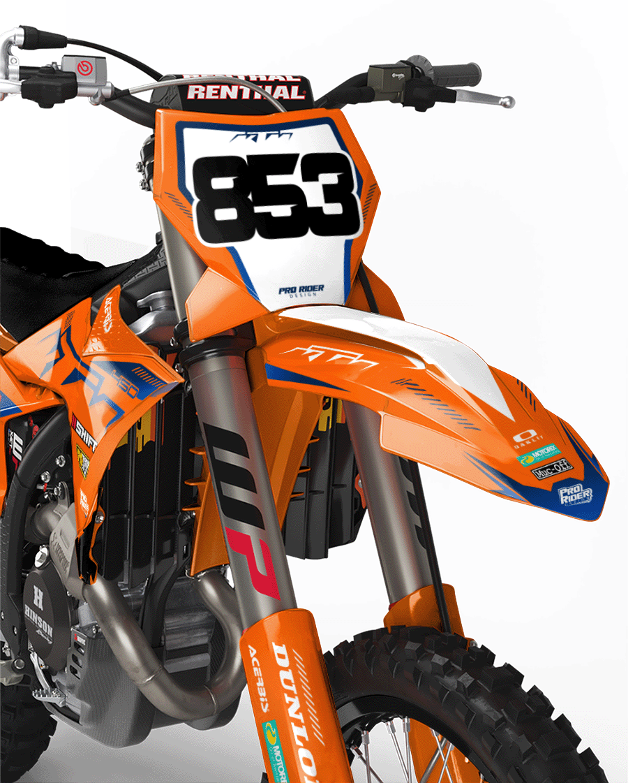 KTM Graphics SX XC SXF XCF EXC.. | Shadow Edition | Orange blue
