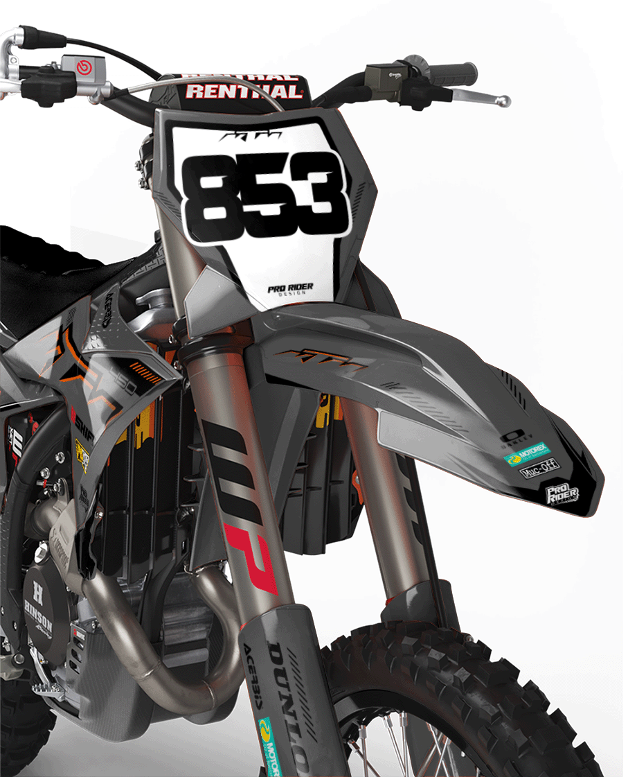 KTM Graphics SX XC SXF XCF EXC.. | Shadow Edition | Grey black
