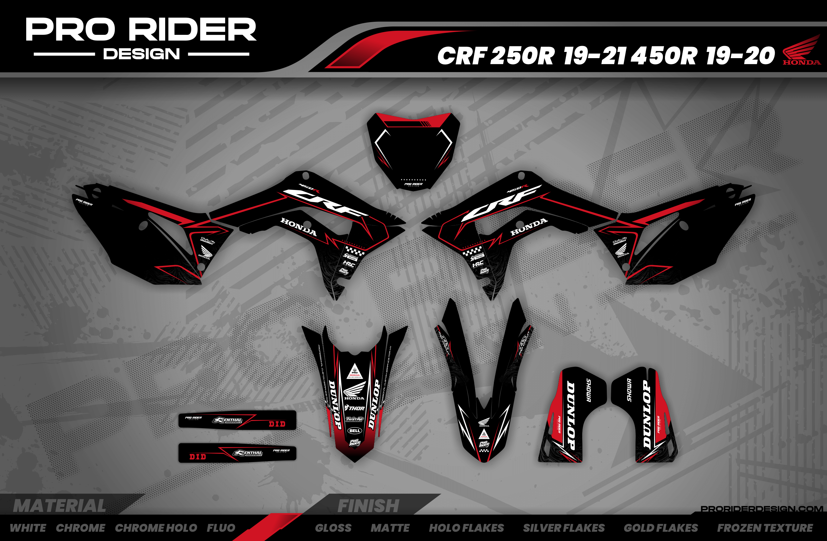 Graphics Kit HONDA BLINK DARK