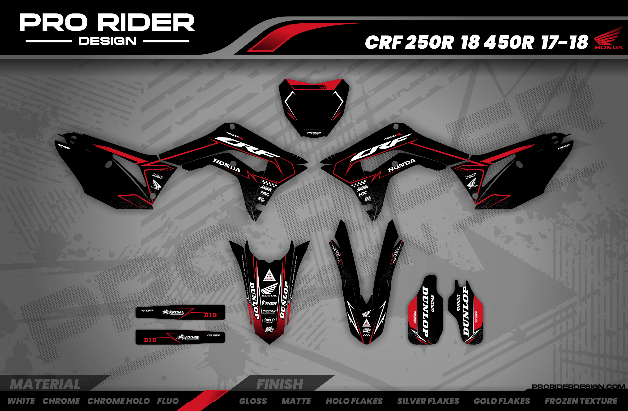 Graphics Kit HONDA BLINK DARK