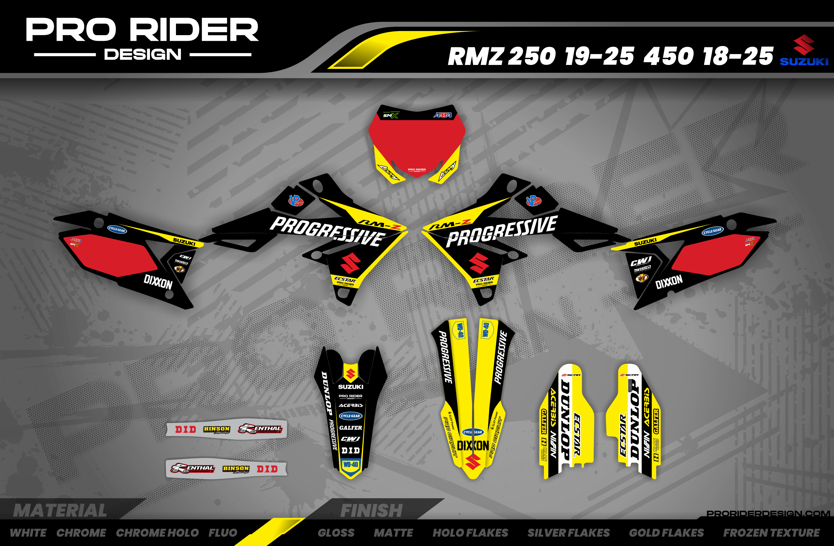 SUZUKI Graphics | BLACK PROGRESSIVE KEN ROCZEN Replica