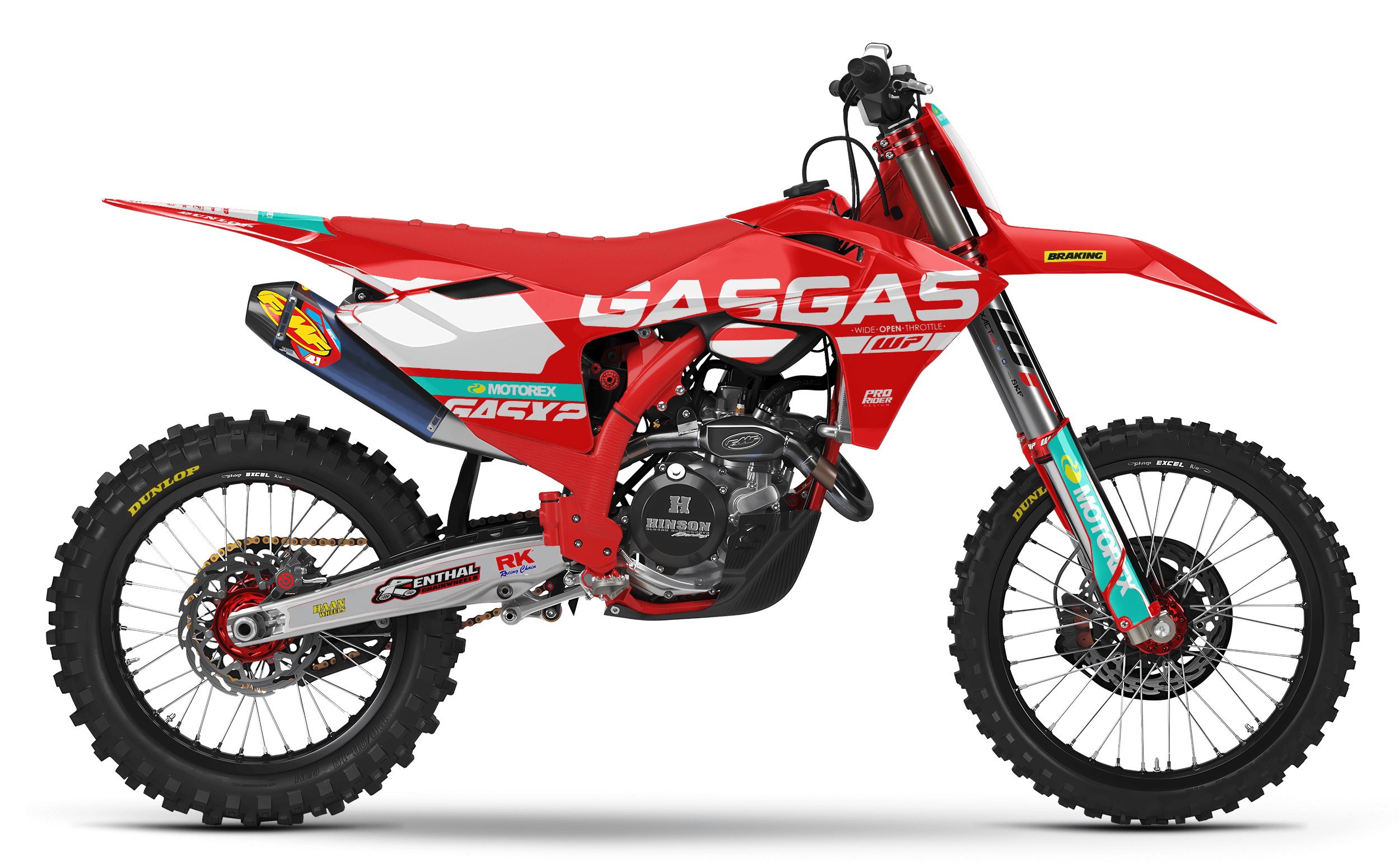 Graphics Kit GASGAS MENTOR RED.1