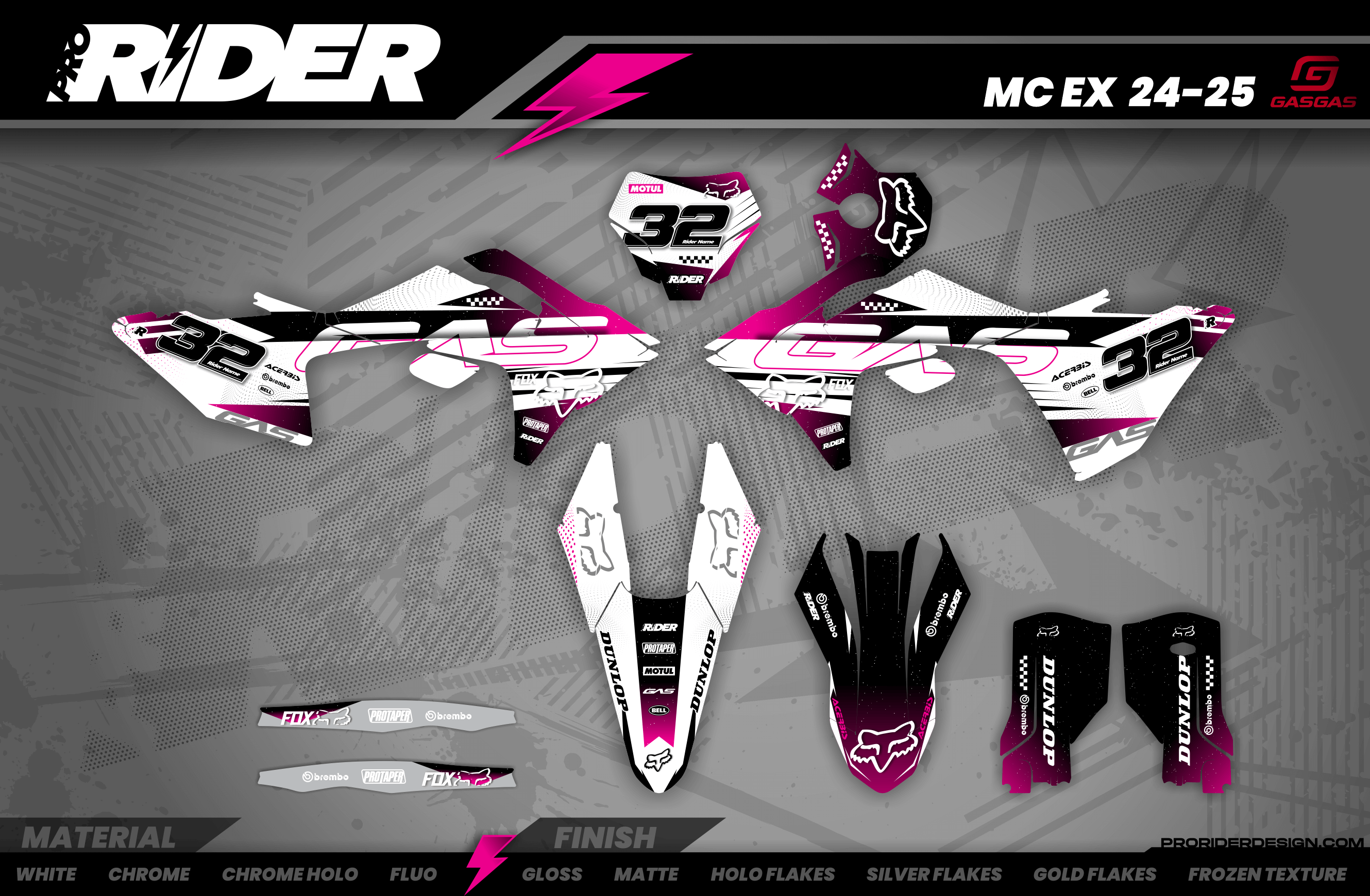 FOX ICE GasGas Full Graphics Kit