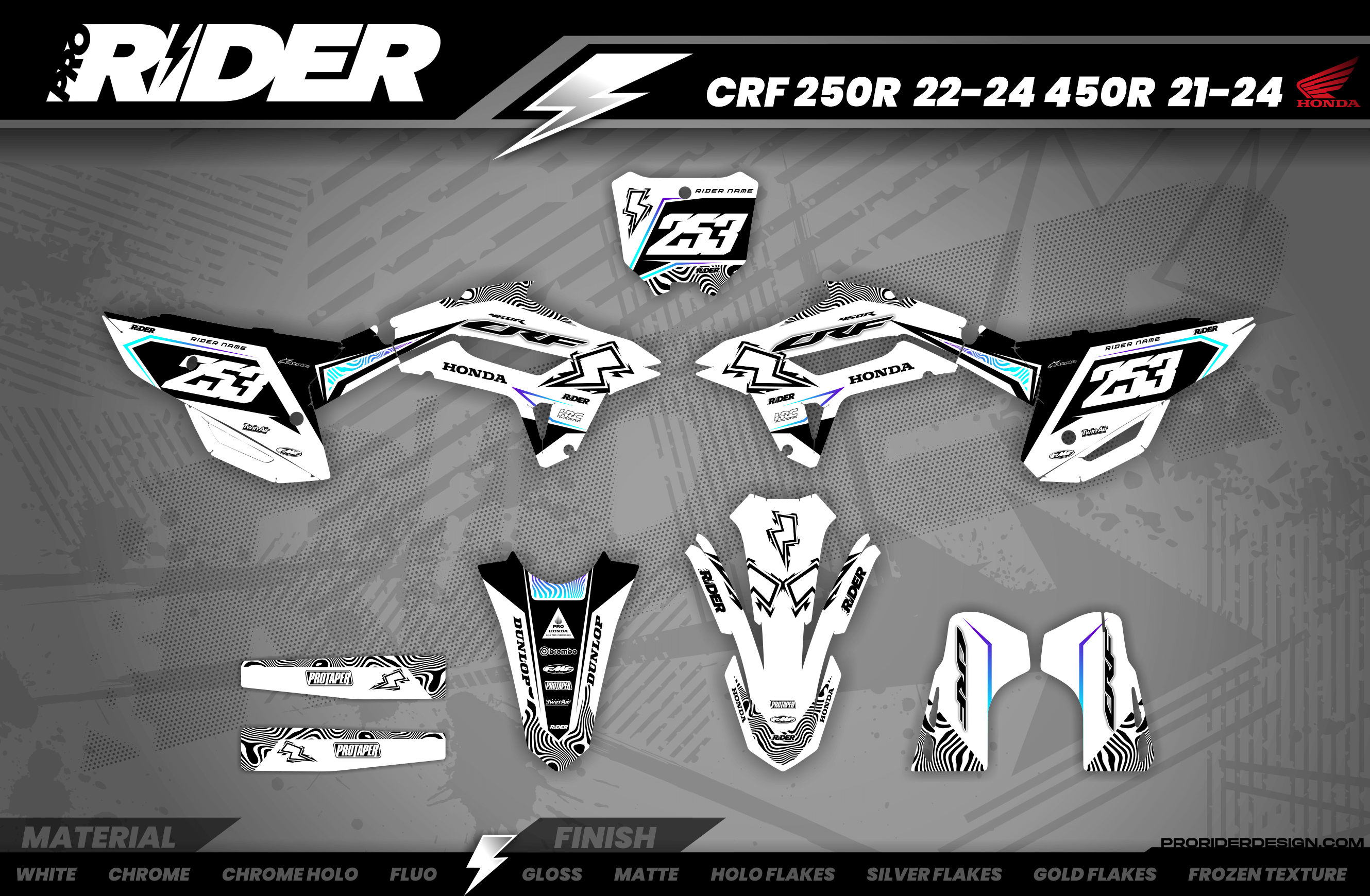 SHOCKWAVE HONDA Full Graphics Kit