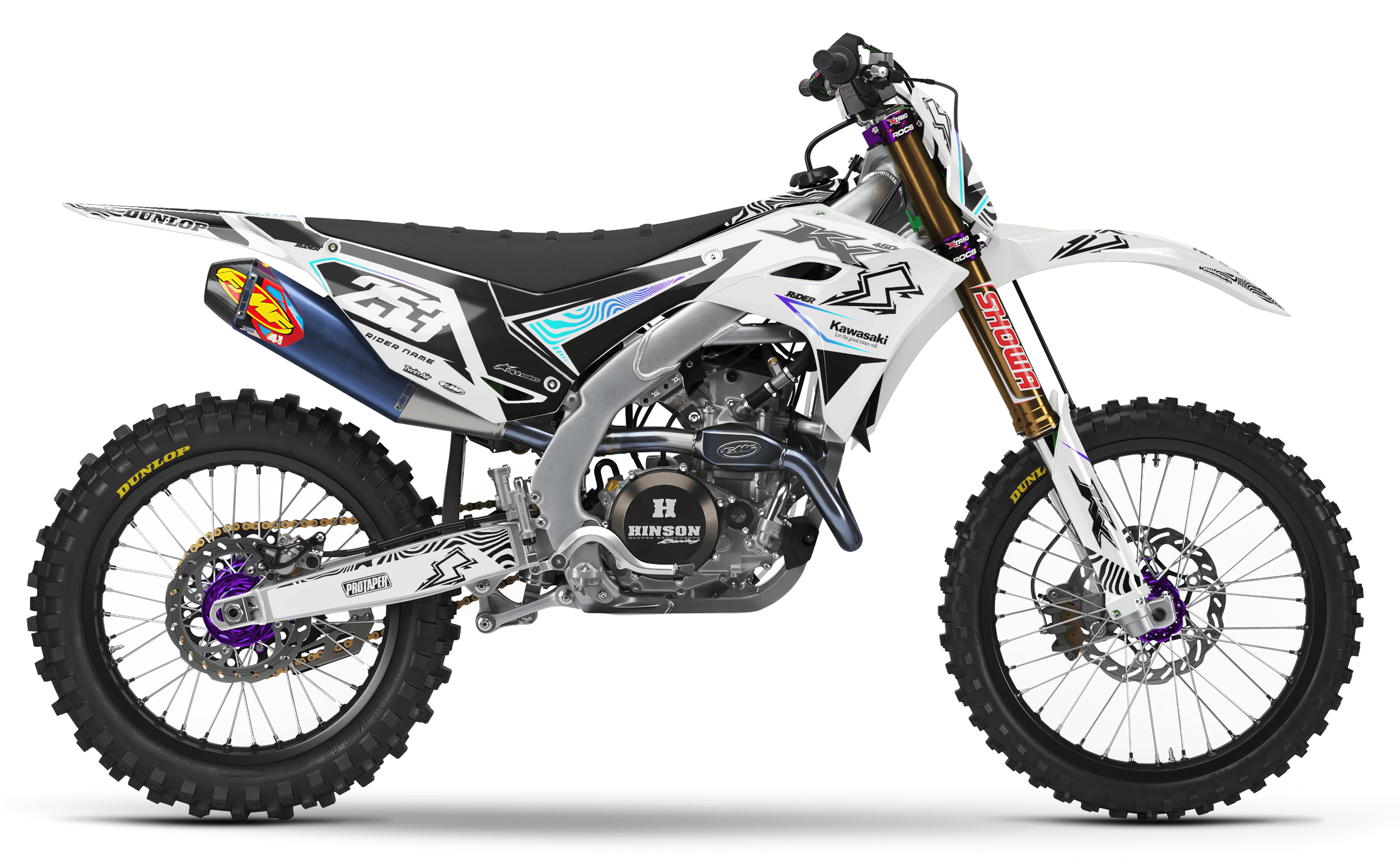 SHOCKWAVE Kawasaki Full Graphics Kit
