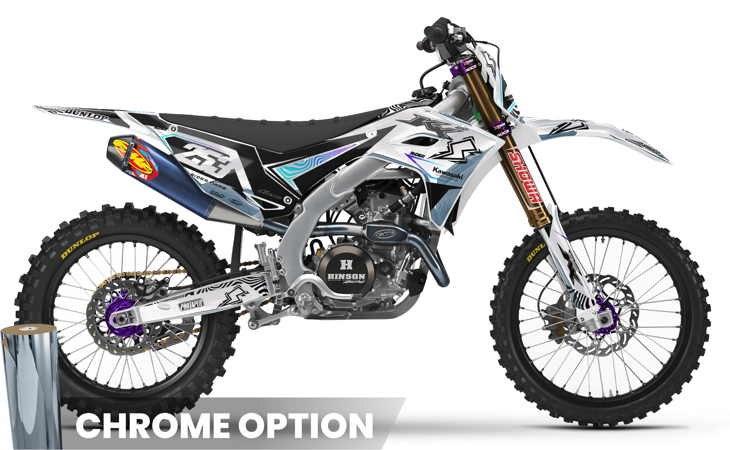 SHOCKWAVE Kawasaki Full Graphics Kit
