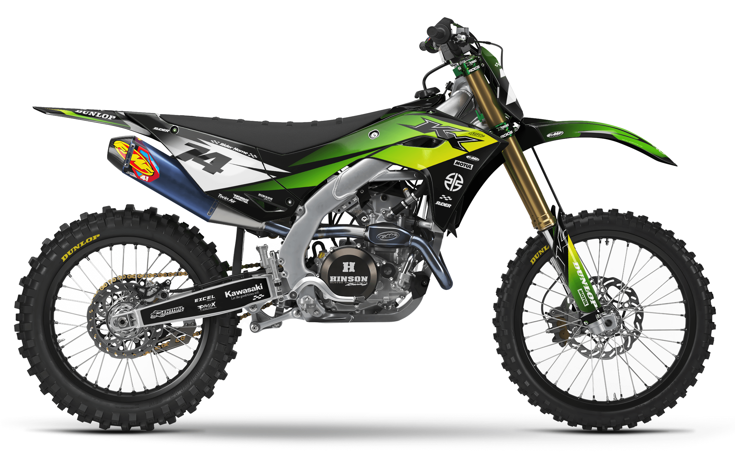 RACESPEC KAWASAKI FULL GRAPHICS KIT