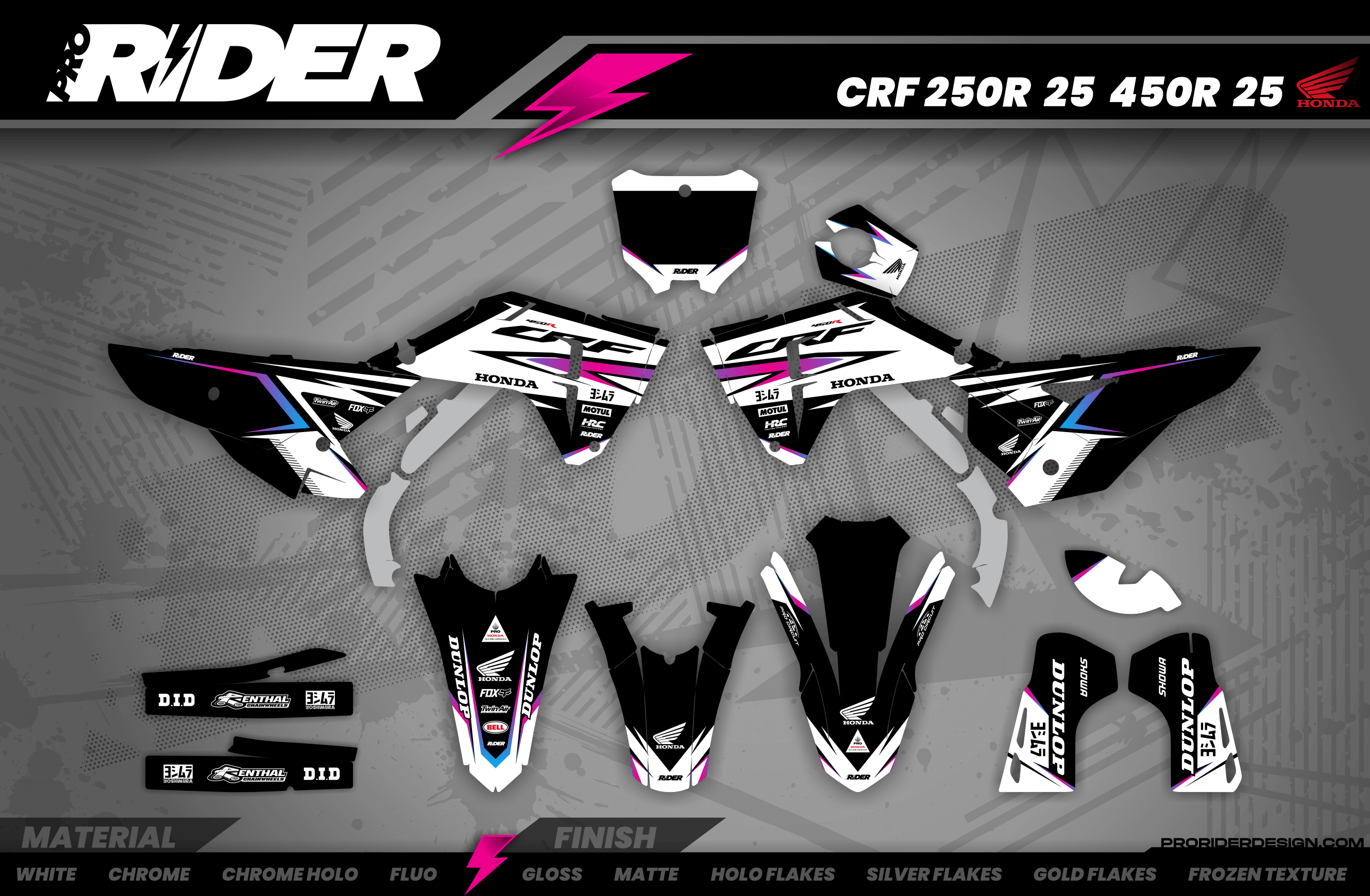 HONDA Full Graphics Kit GRADIENT RIFT