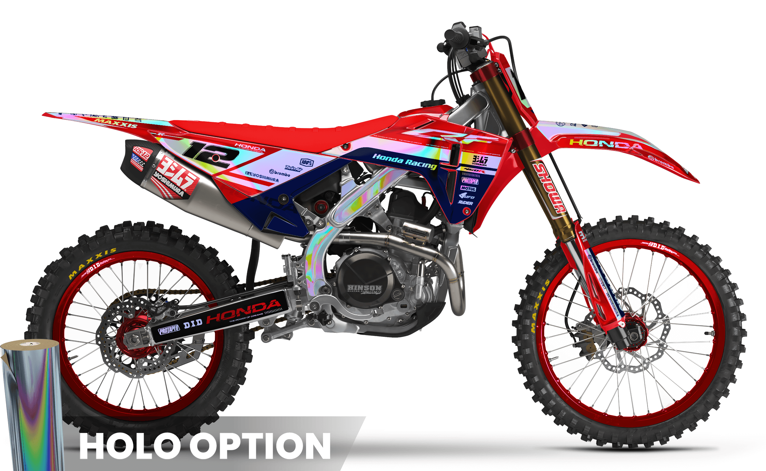 HONDA Full Graphics Kit CRASH