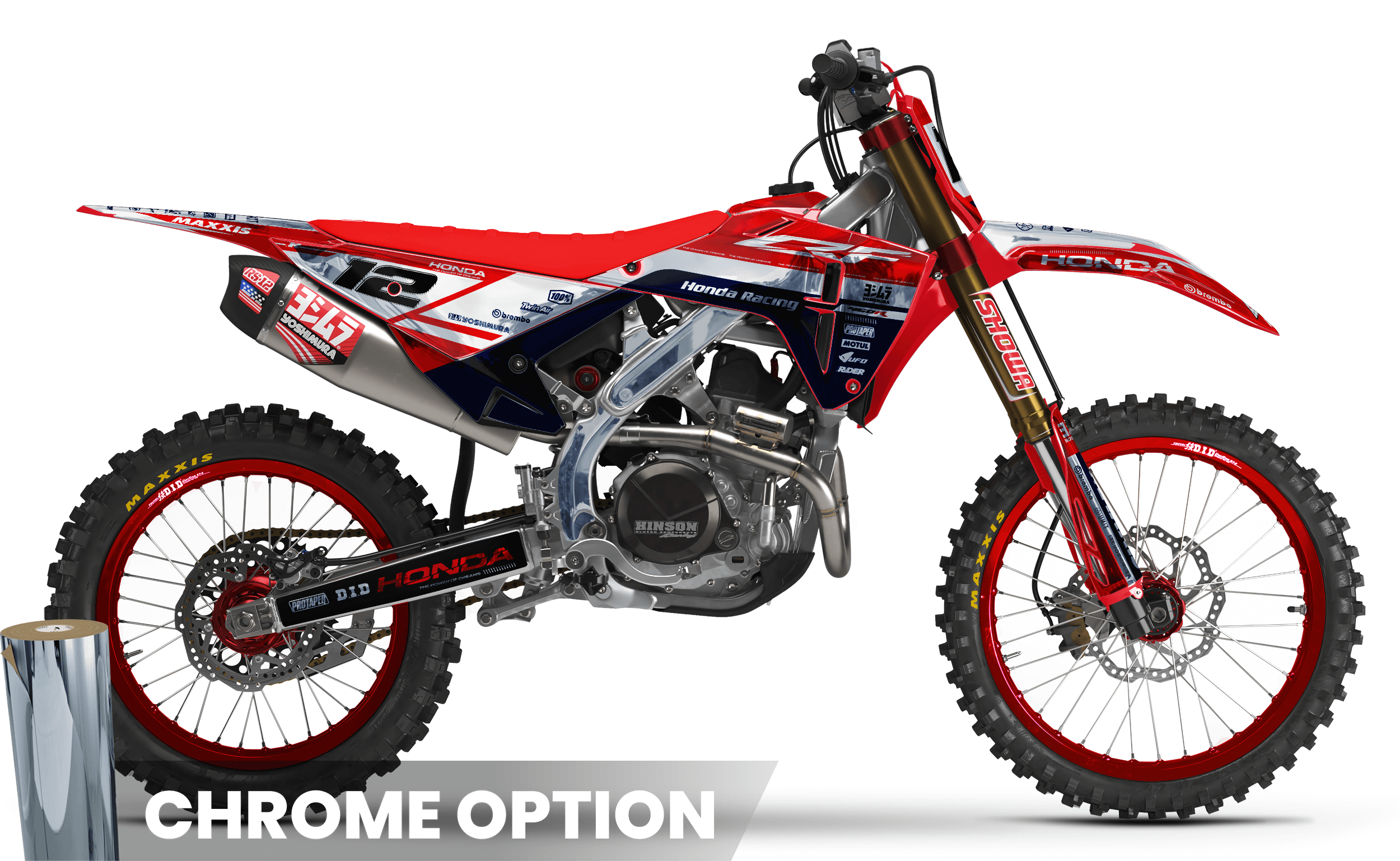 HONDA Full Graphics Kit CRASH