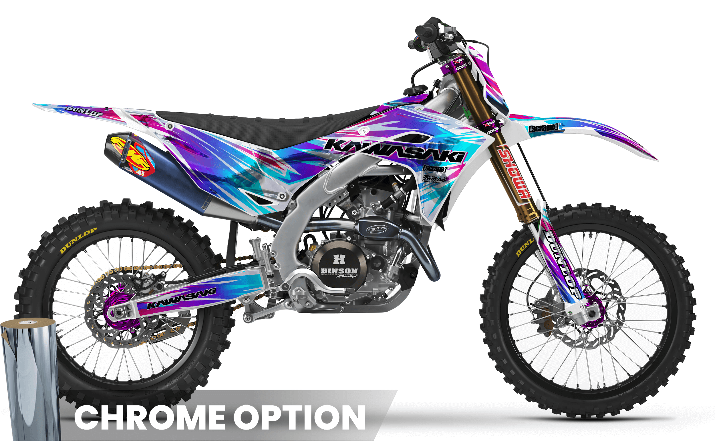 SAVAGE KAWASAKI FULL GRAPHICS KIT