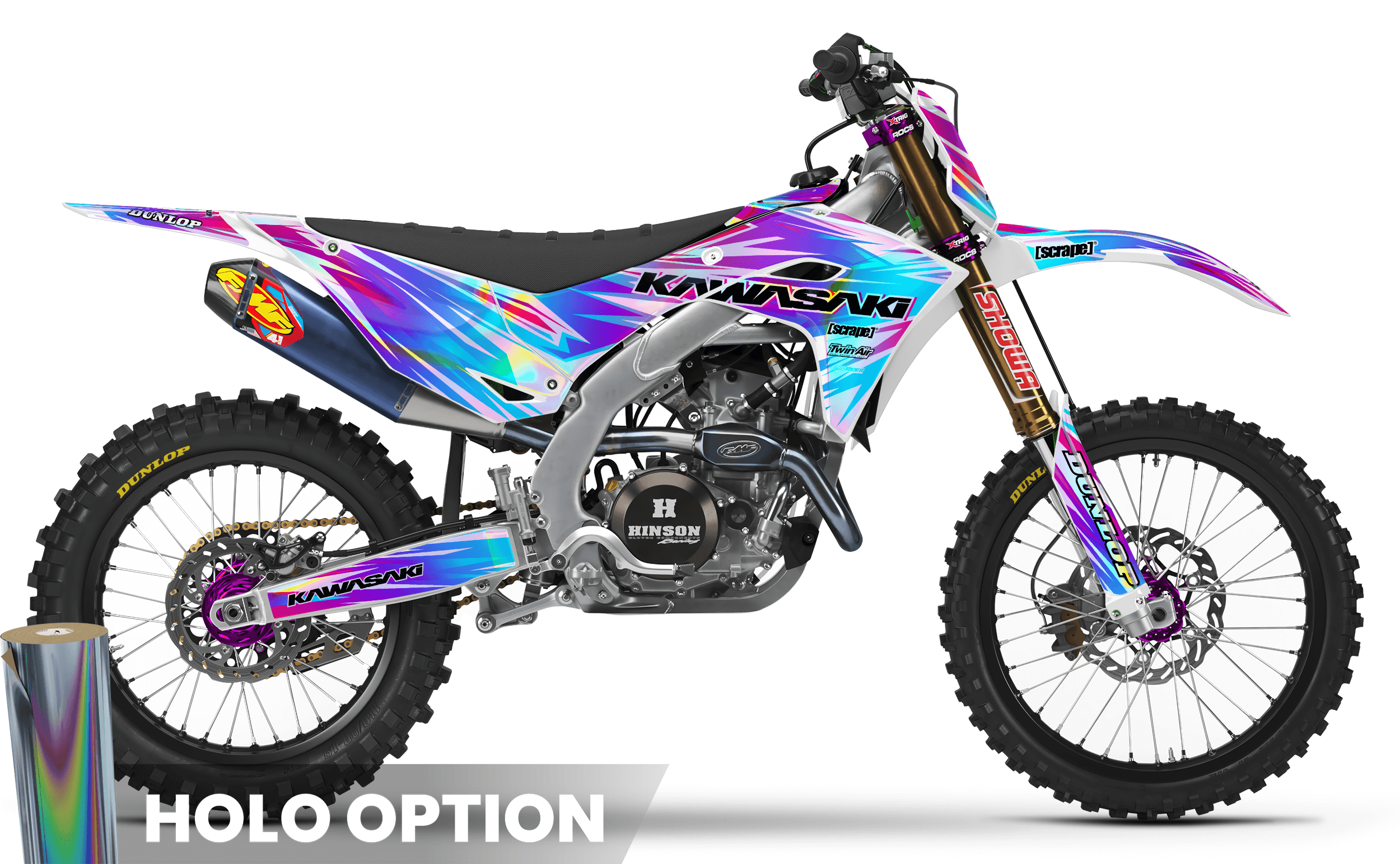 SAVAGE KAWASAKI FULL GRAPHICS KIT