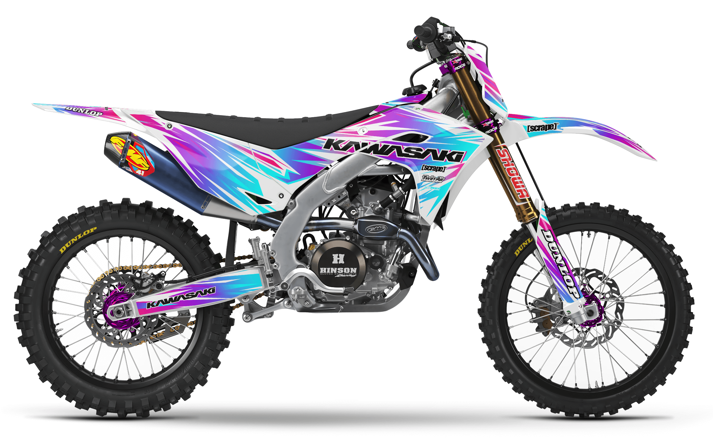 SAVAGE KAWASAKI FULL GRAPHICS KIT