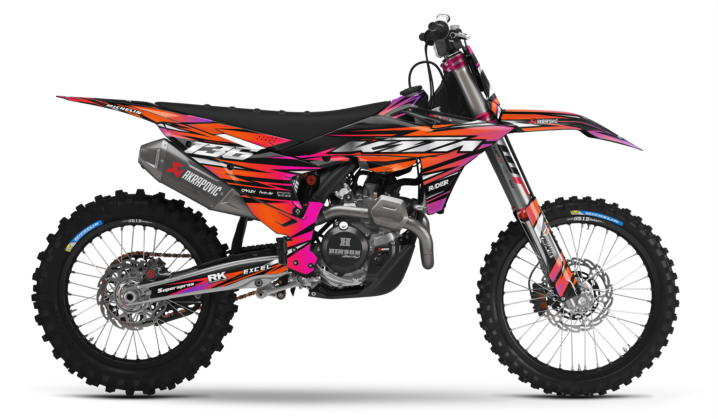 ORANGE LUMEN KTM Full Graphics Kit