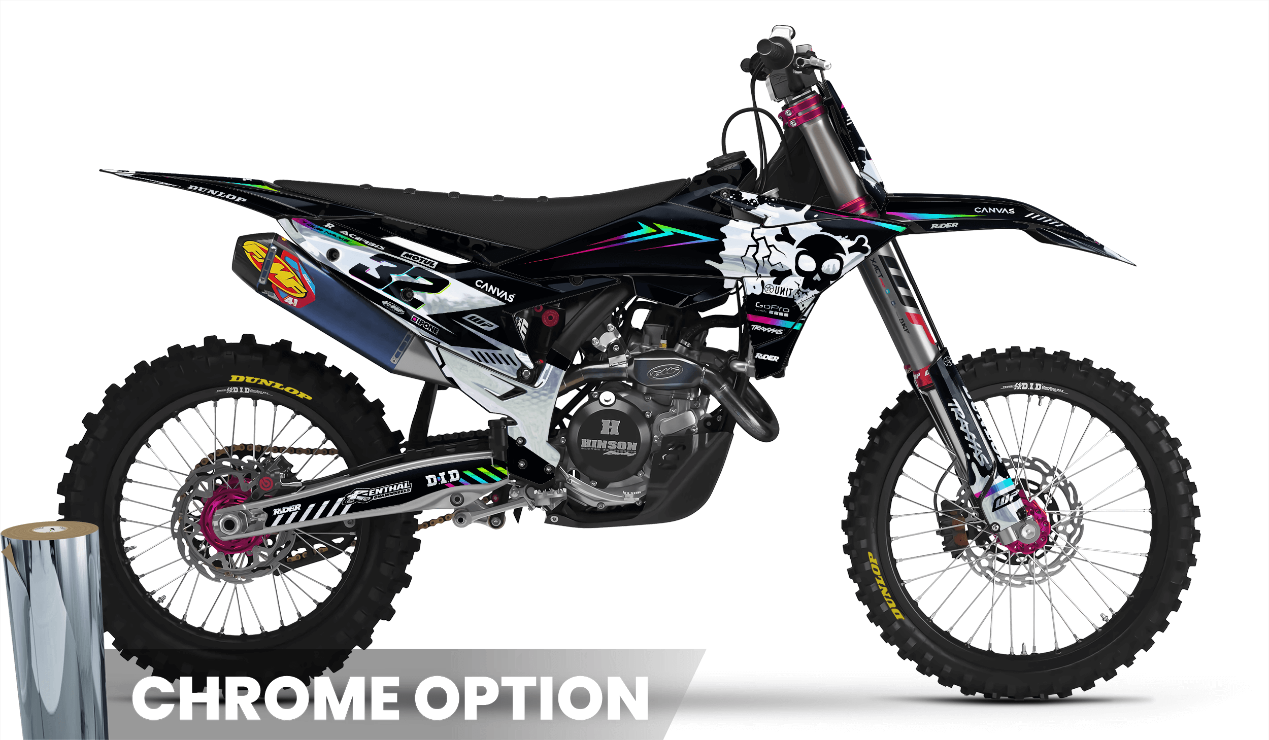 GRADIENT SKULL KTM Full Graphics Kit