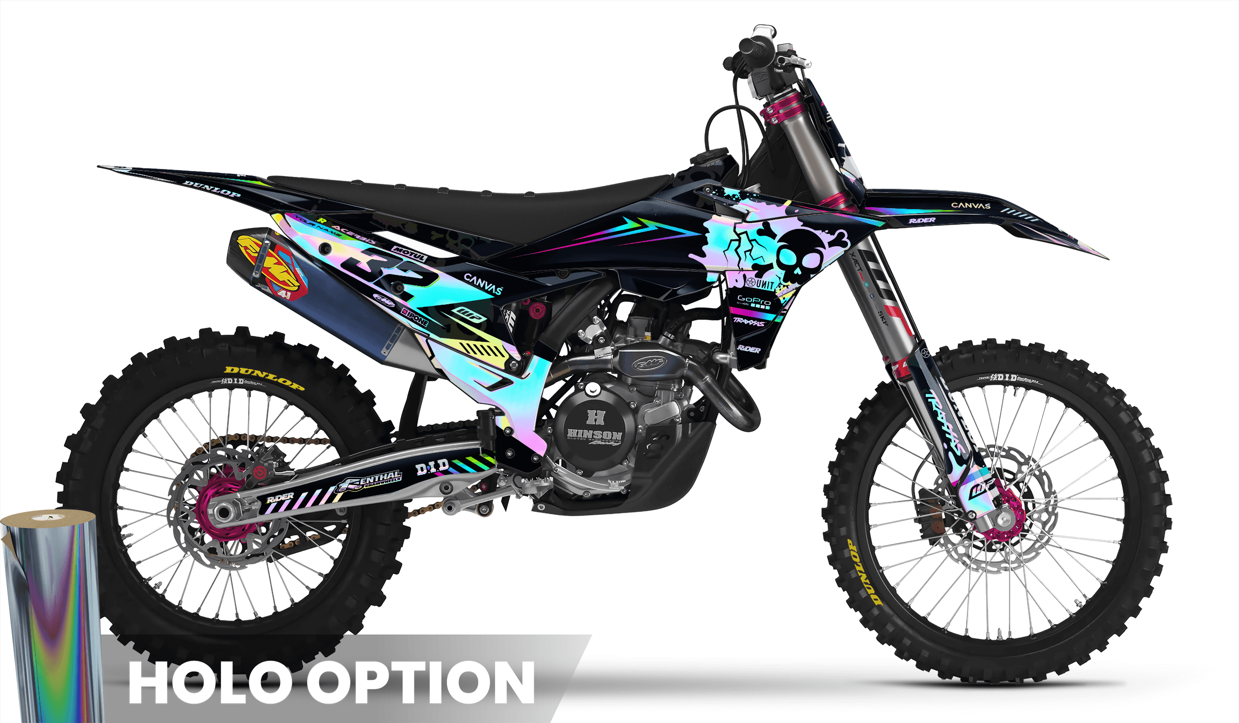 GRADIENT SKULL KTM Full Graphics Kit