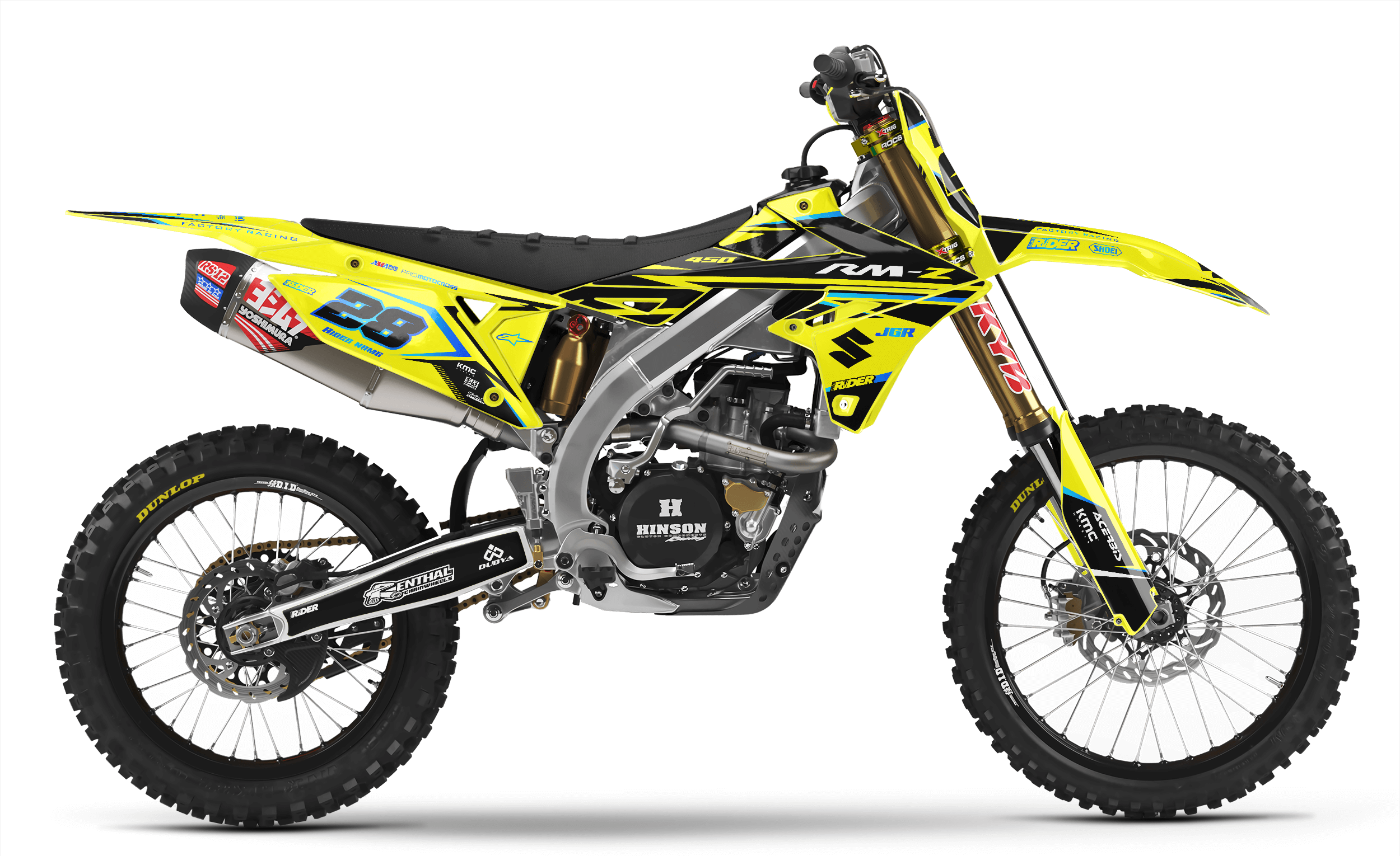 BLACK FIRM Suzuki Full Graphics Kit