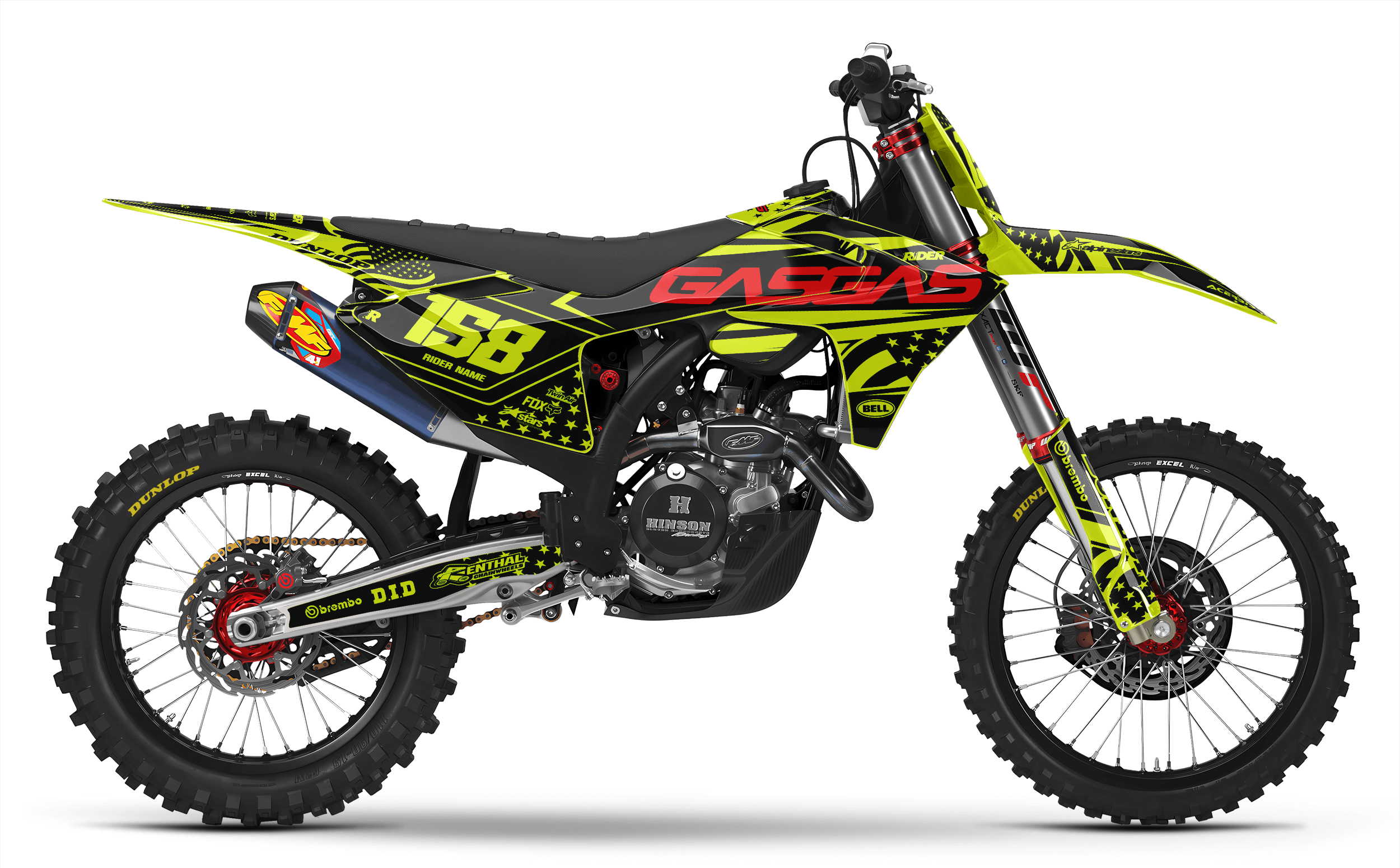 DRIVE GasGas Full Graphics Kit
