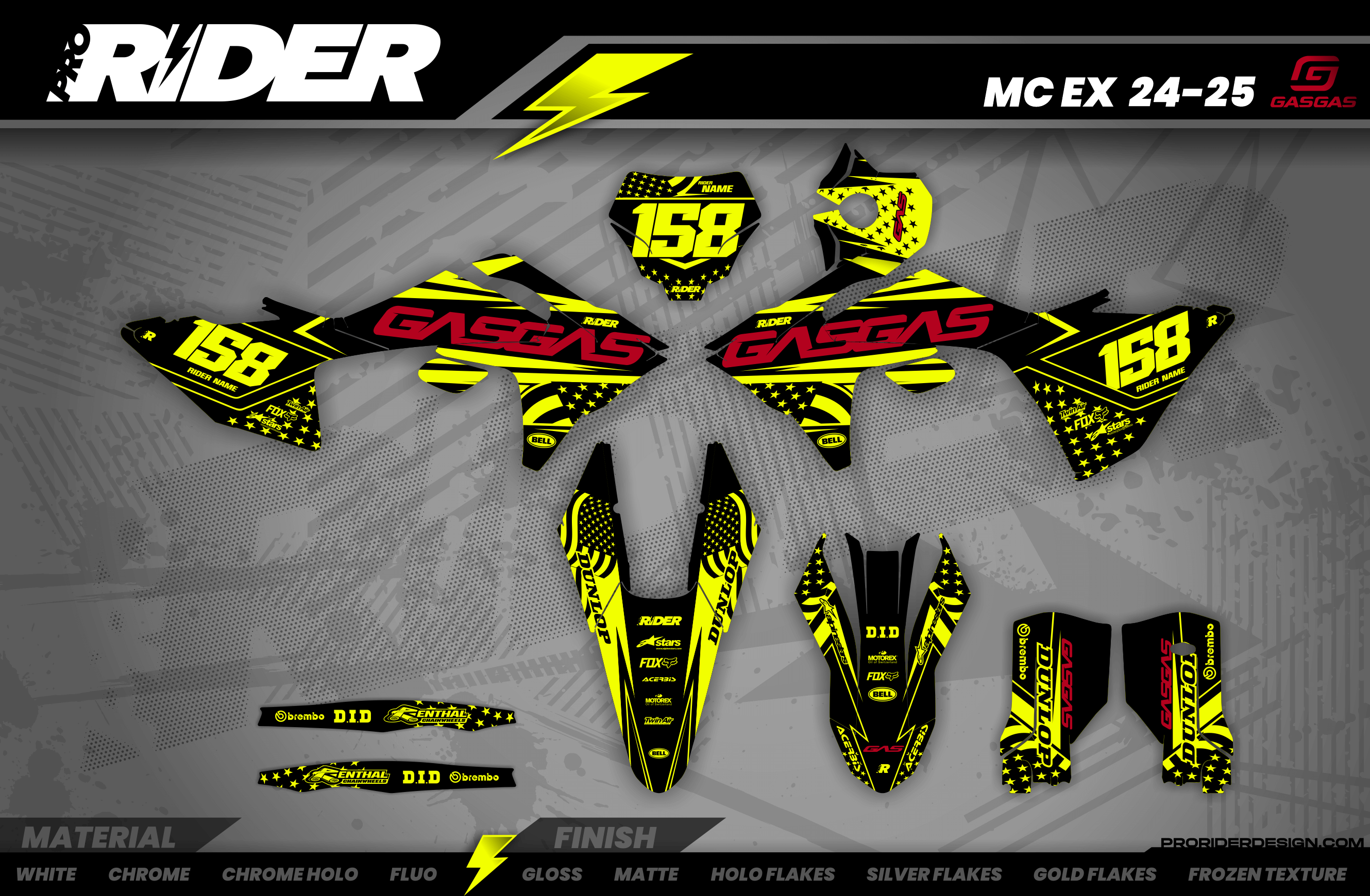 DRIVE GasGas Full Graphics Kit