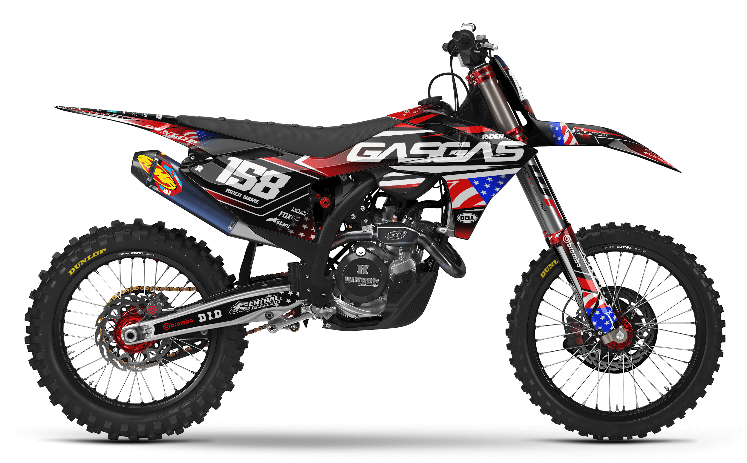 US DRIVE GasGas Full Graphics Kit