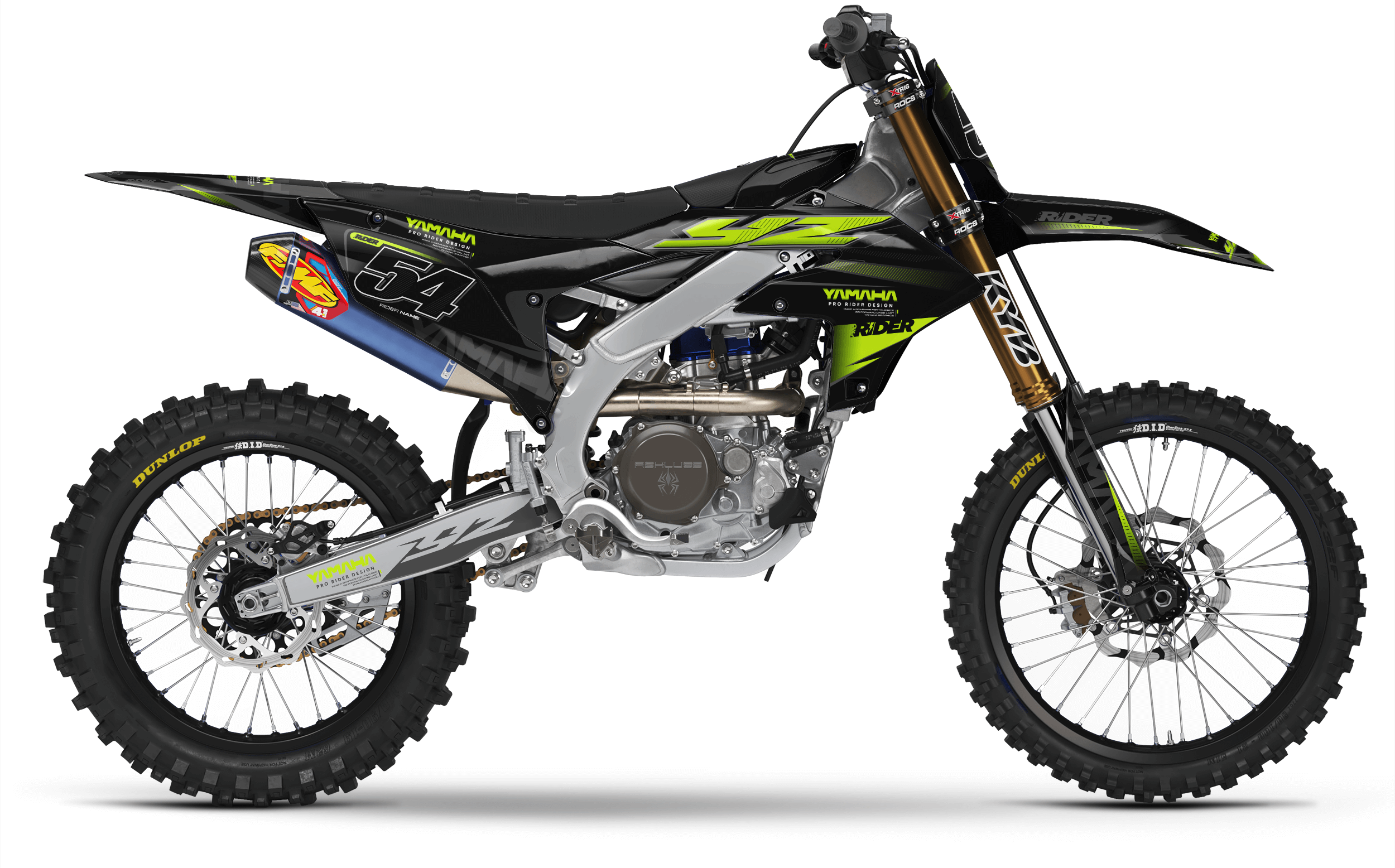 SOLID YAMAHA YZ/YZF/WRF Full Graphics Kit