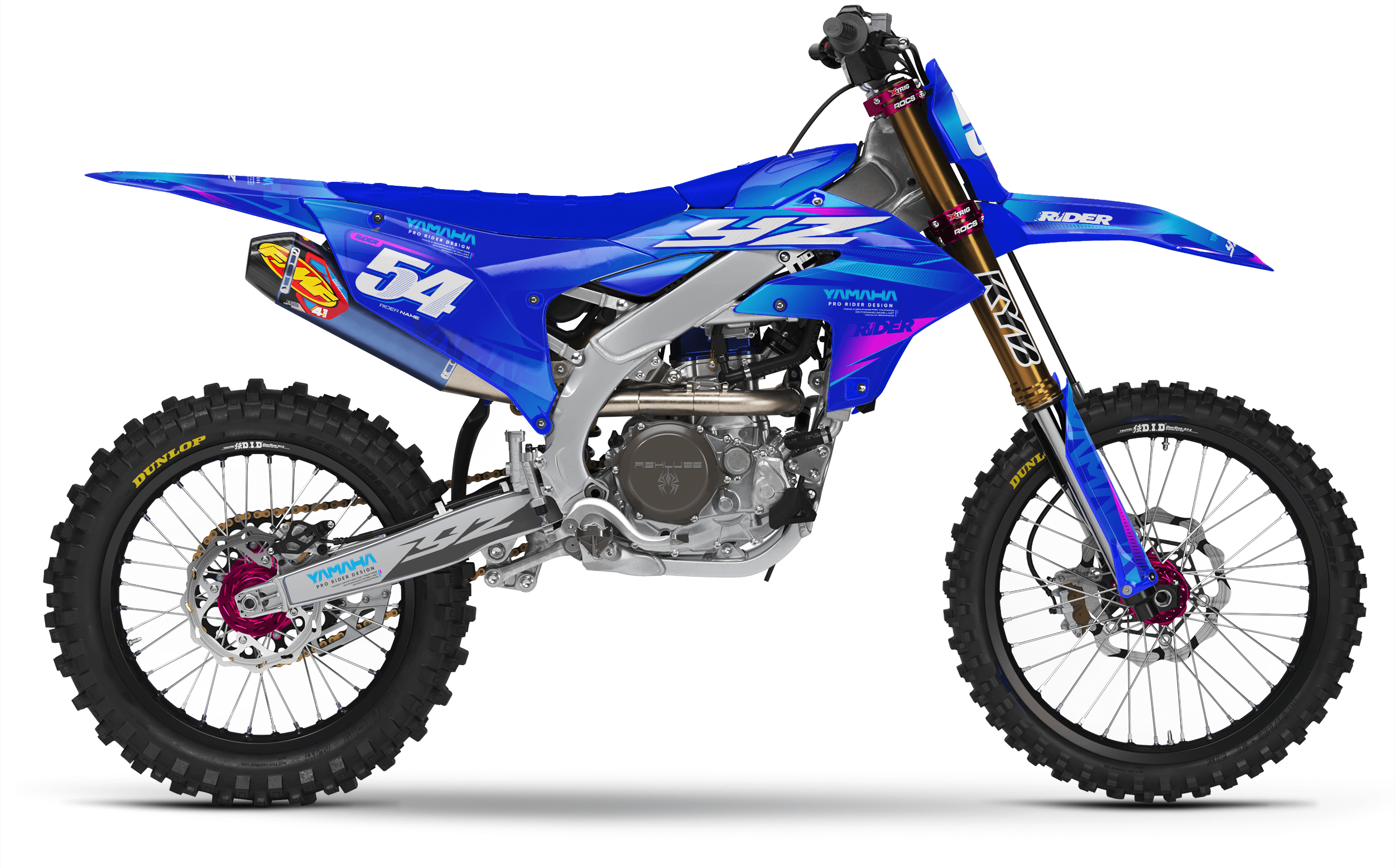 TRUE BLUE YAMAHA YZ/YZF/WRF Full Graphics Kit