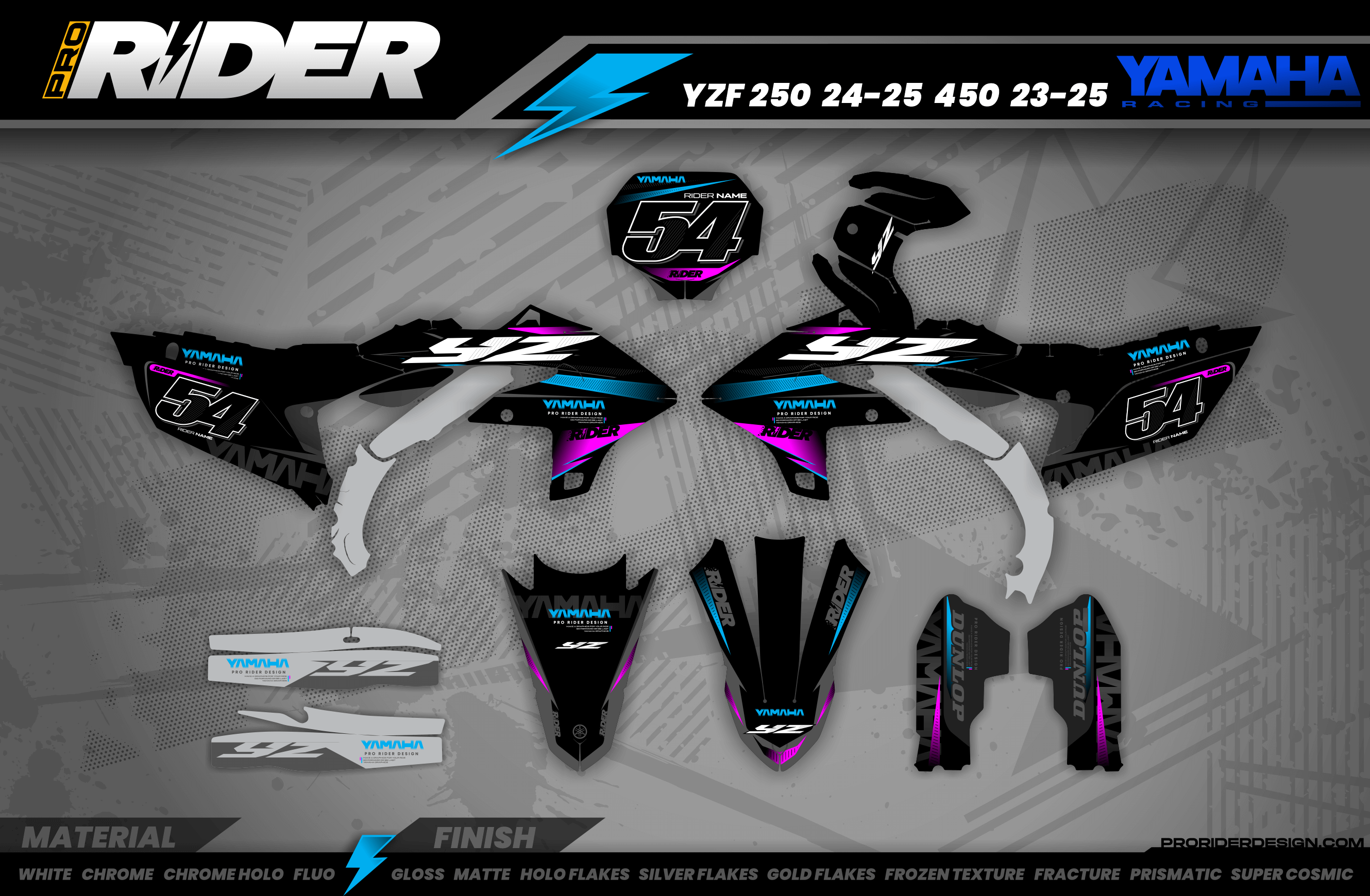 SWIFT YAMAHA YZ/YZF/WRF Full Graphics Kit