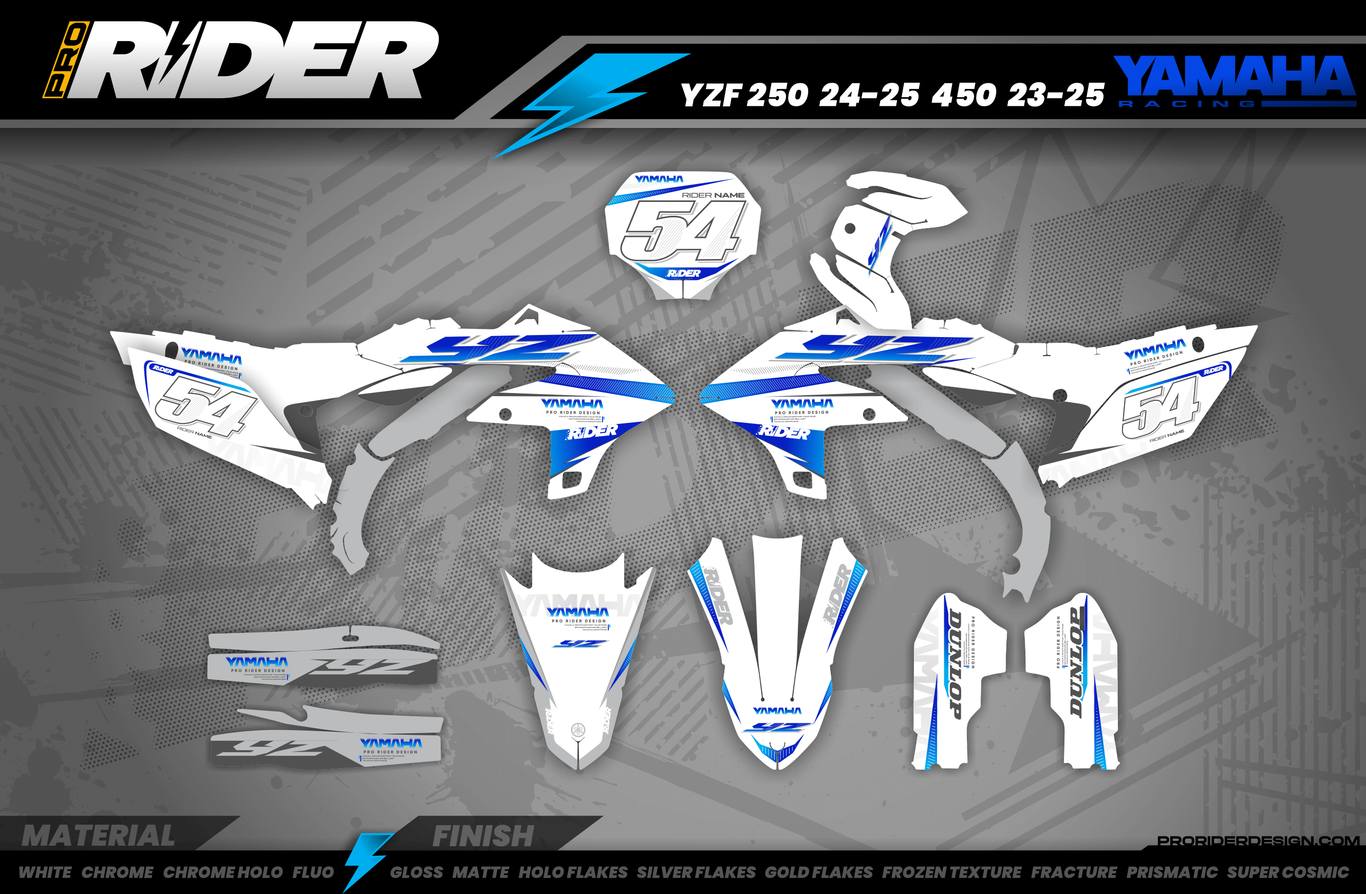 WIDE YAMAHA YZ/YZF/WRF Full Graphics Kit