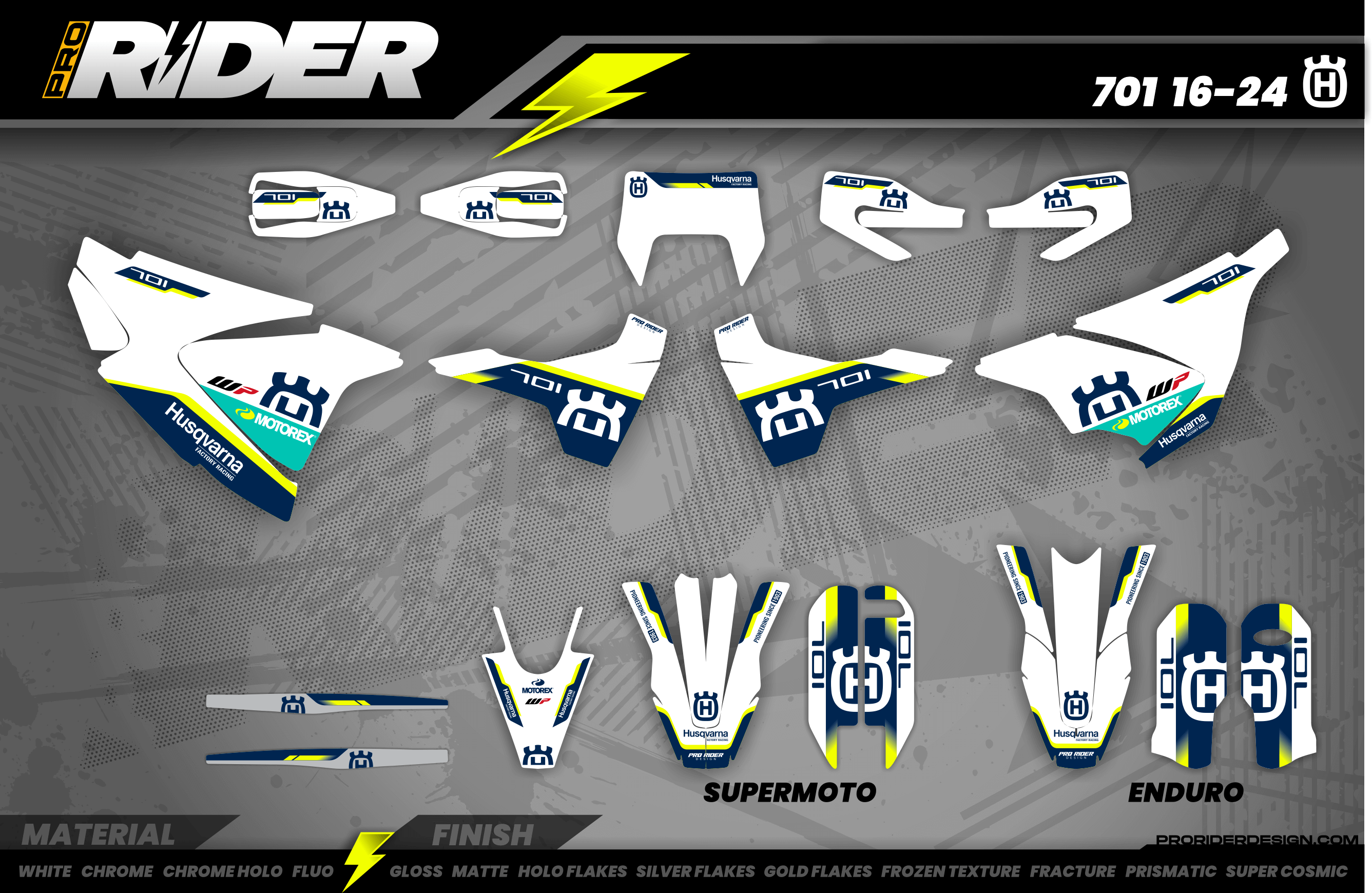 701 Husqvarna Graphics NORTH blue