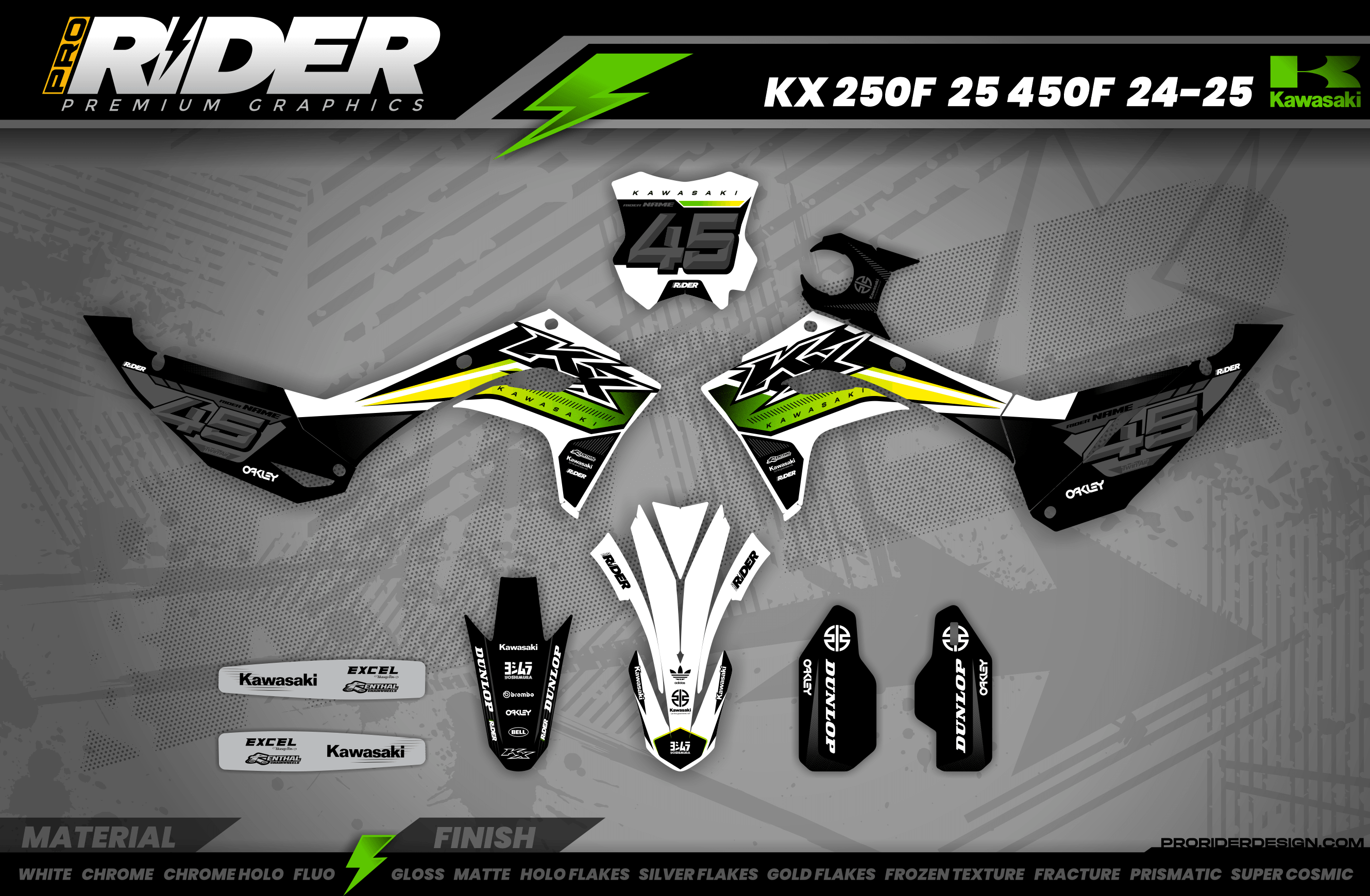 KAWASAKI Full Graphics Kit | Kalix