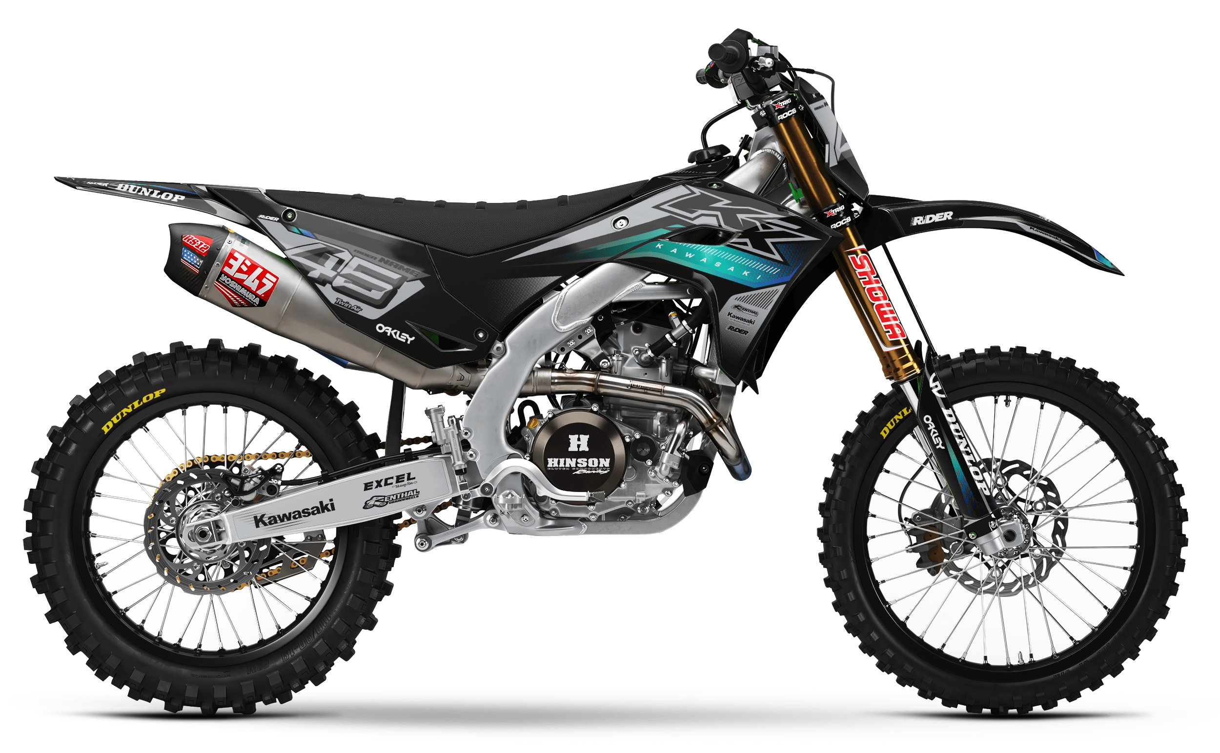 Titano KAWASAKI FULL GRAPHICS KIT