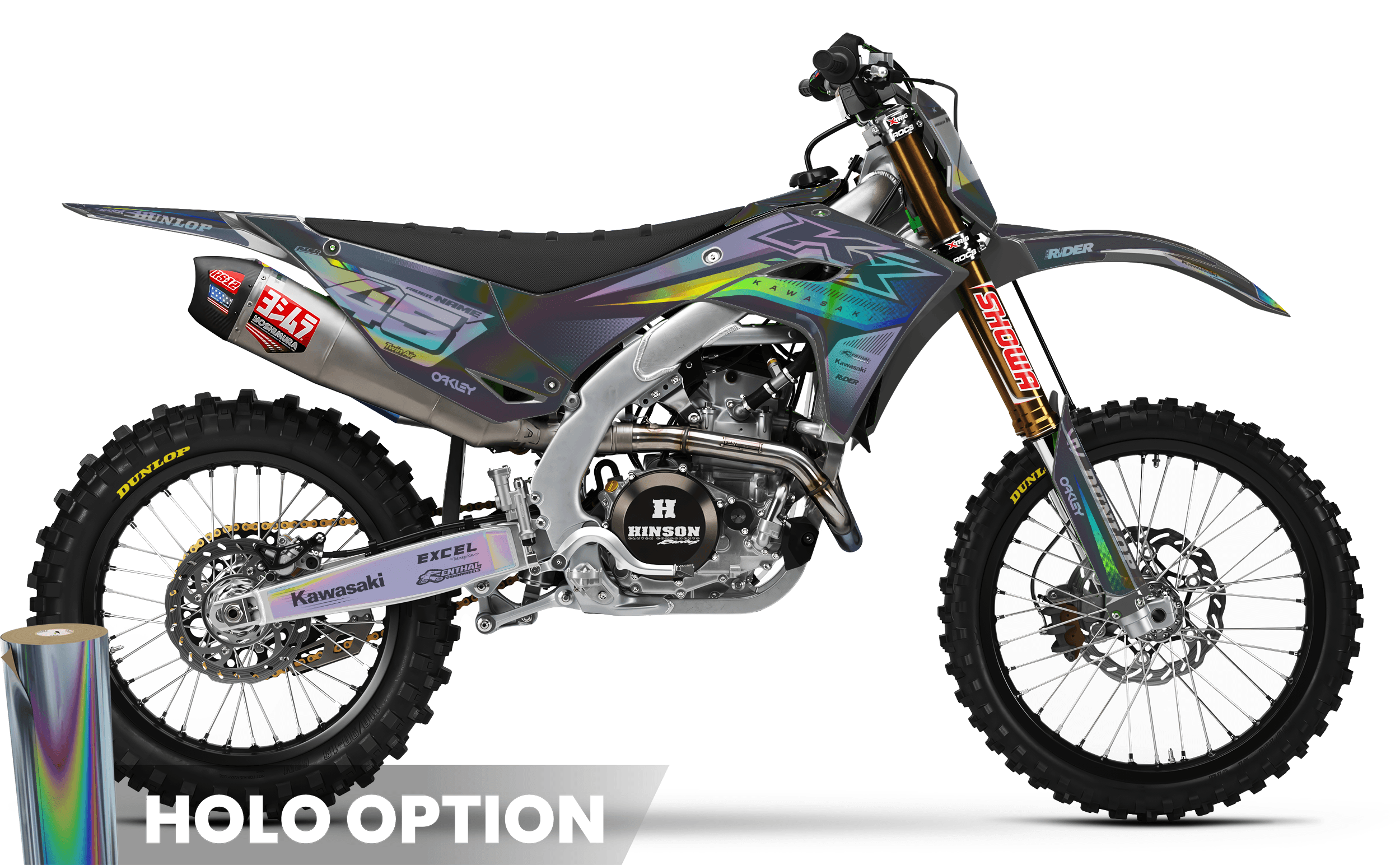 KAWASAKI Full Graphics Kit | Forged
