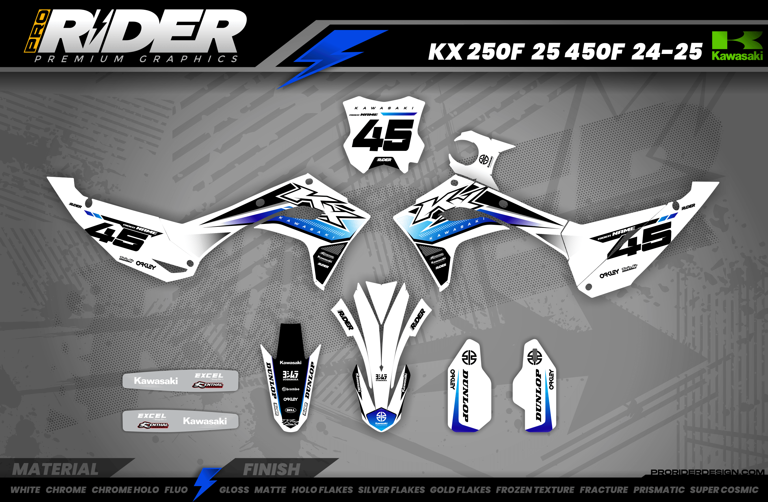 KAWASAKI Full Graphics Kit | Mechanik