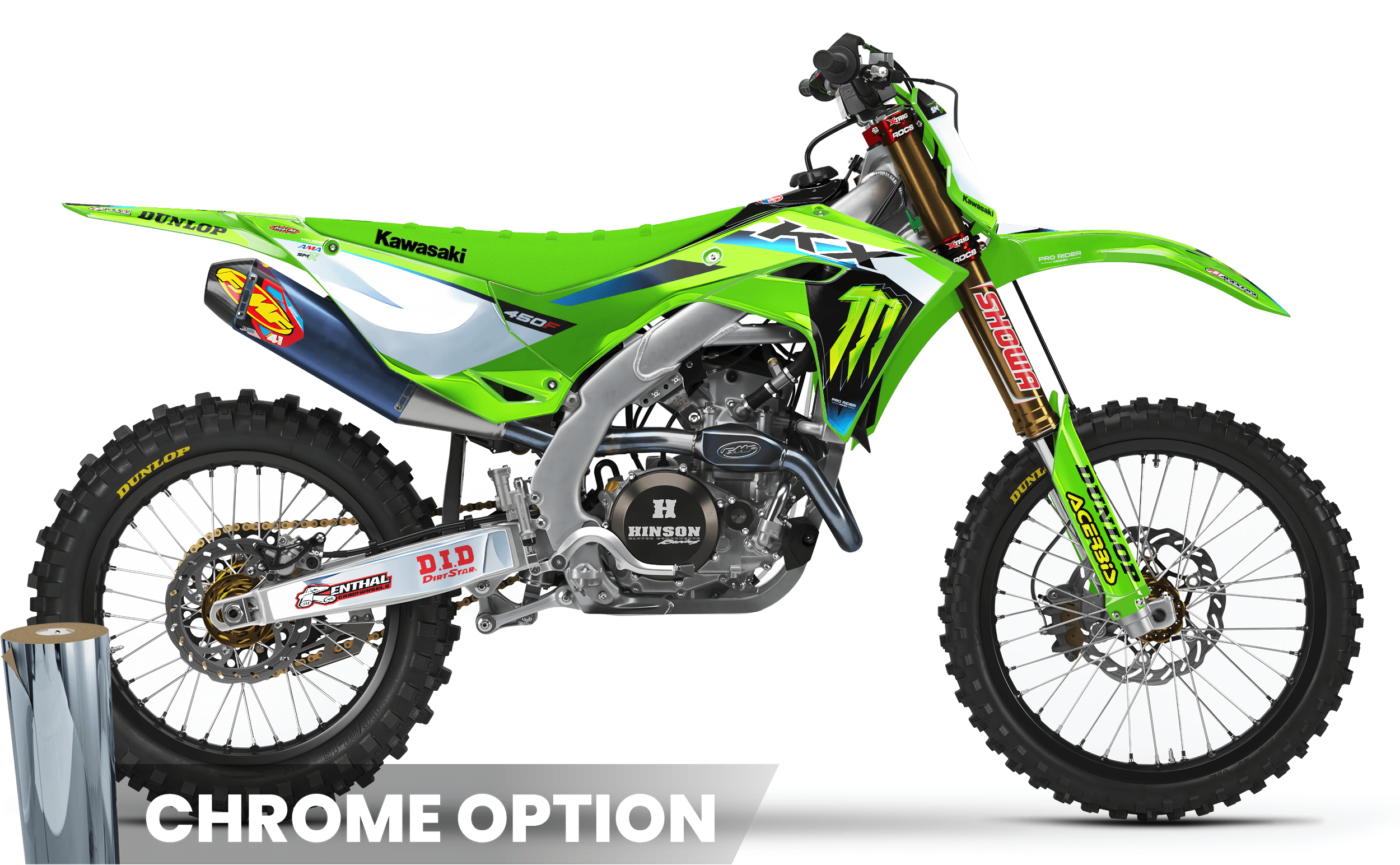 KAWASAKI Full Graphics Kit | Jason