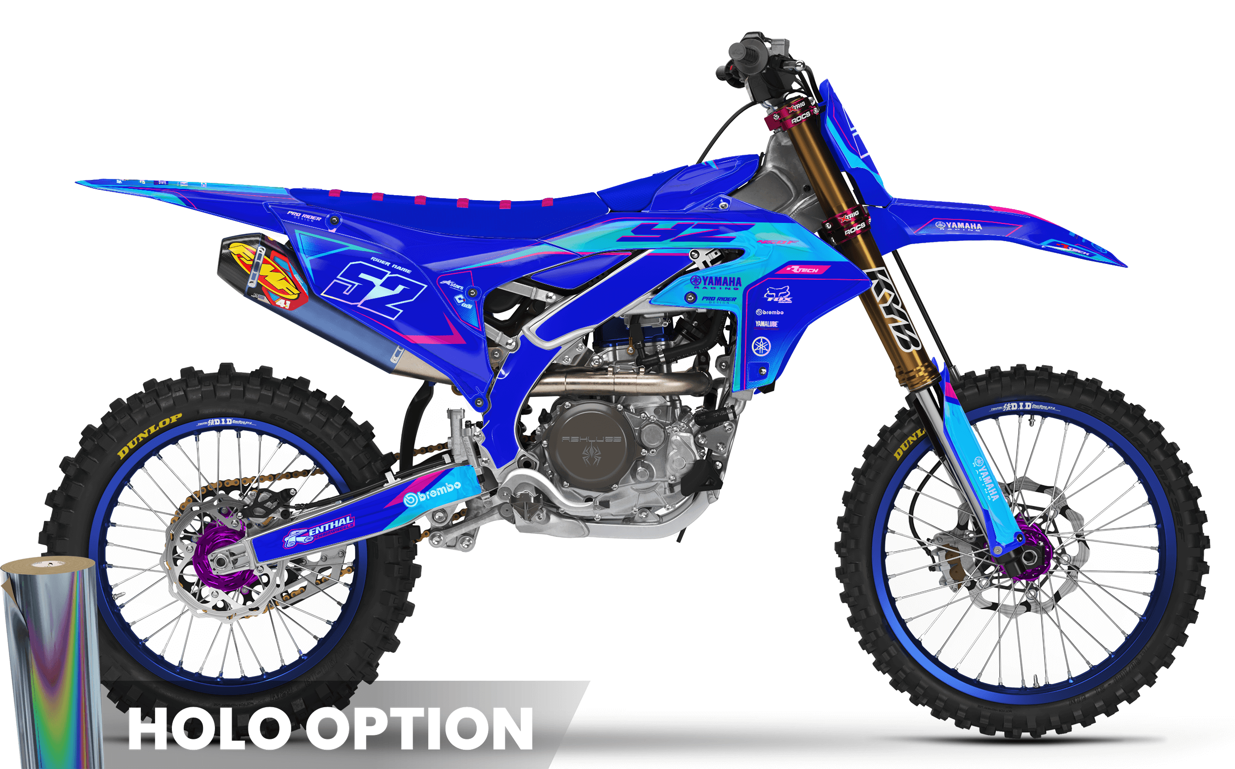Blue ThunderStrike YAMAHA FULL GRAPHICS KIT