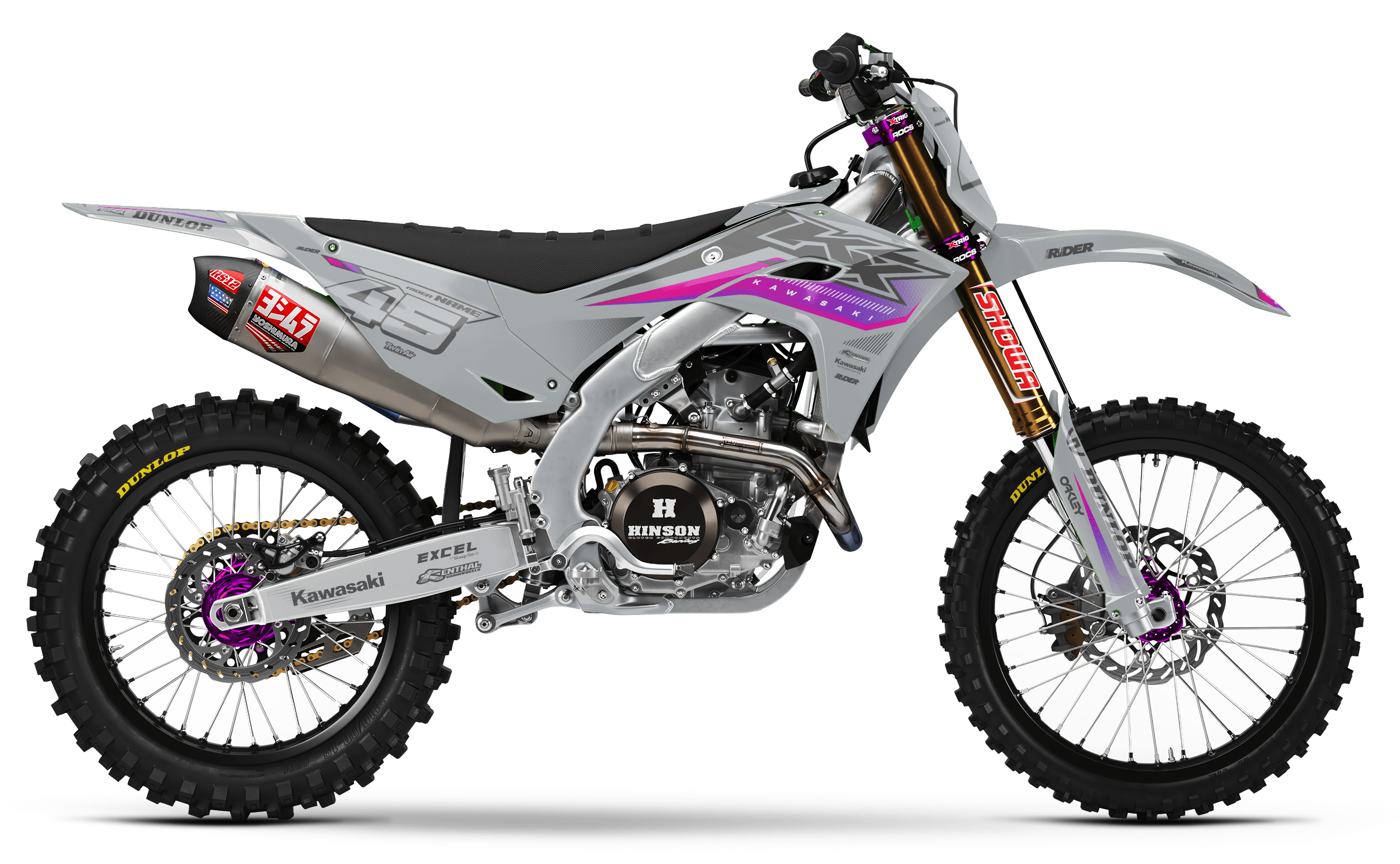 Flowix KAWASAKI FULL GRAPHICS KIT