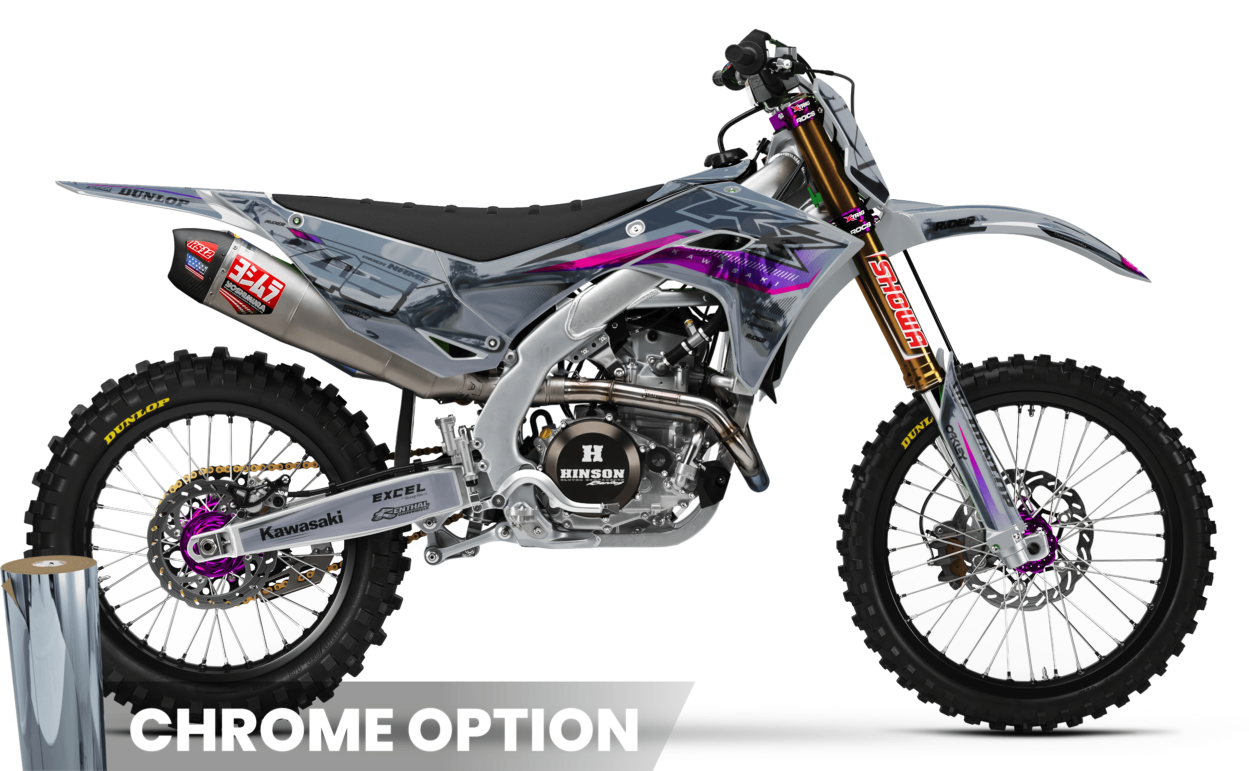 KAWASAKI Full Graphics kit | Flowix