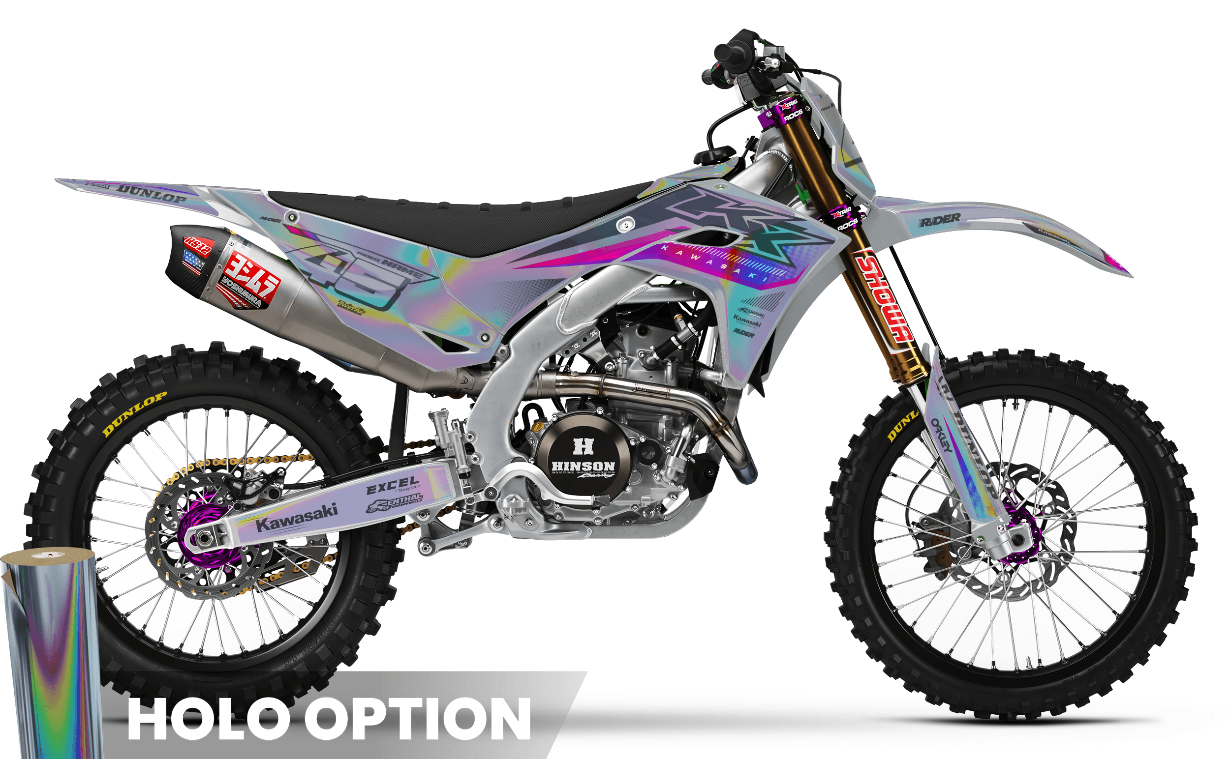 KAWASAKI Full Graphics kit | Flowix
