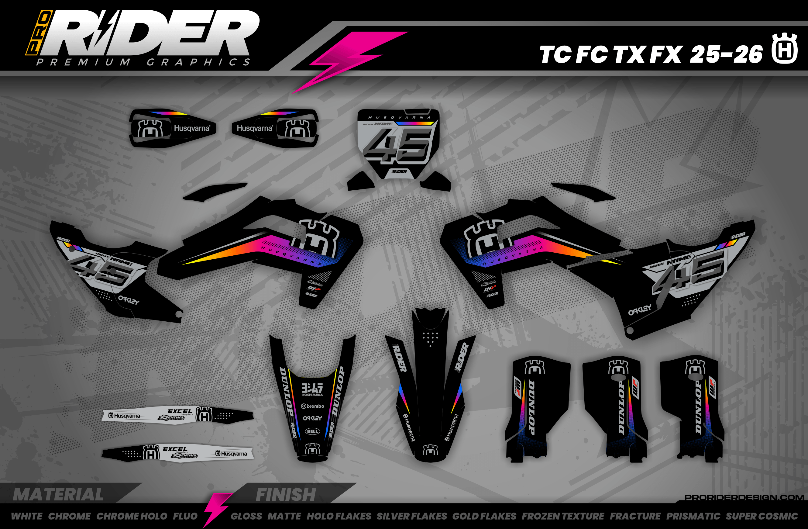 HUSQVARNA Full Graphics kit | Haskana