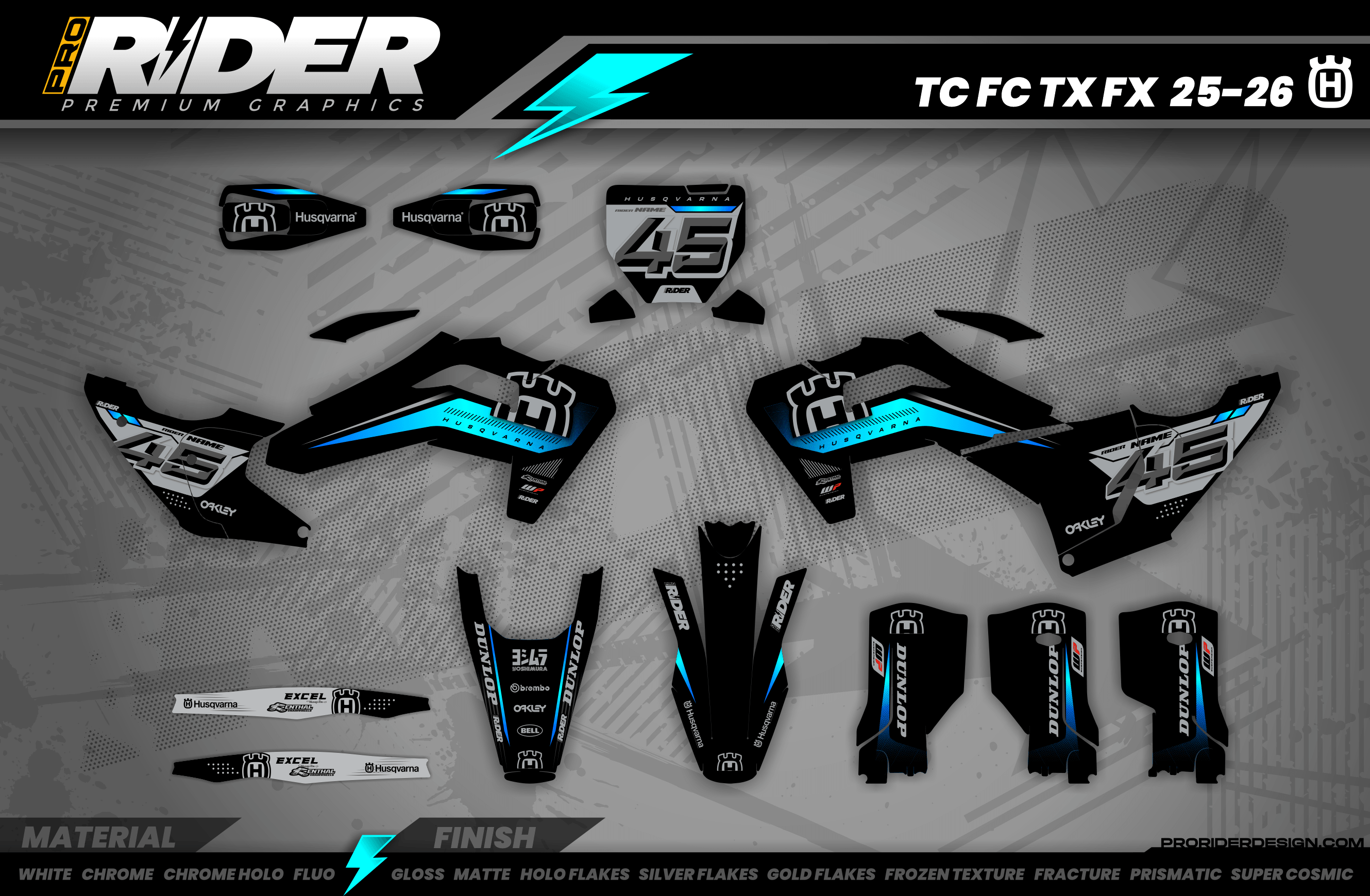 HUSQVARNA Full Graphics kit | Haslor