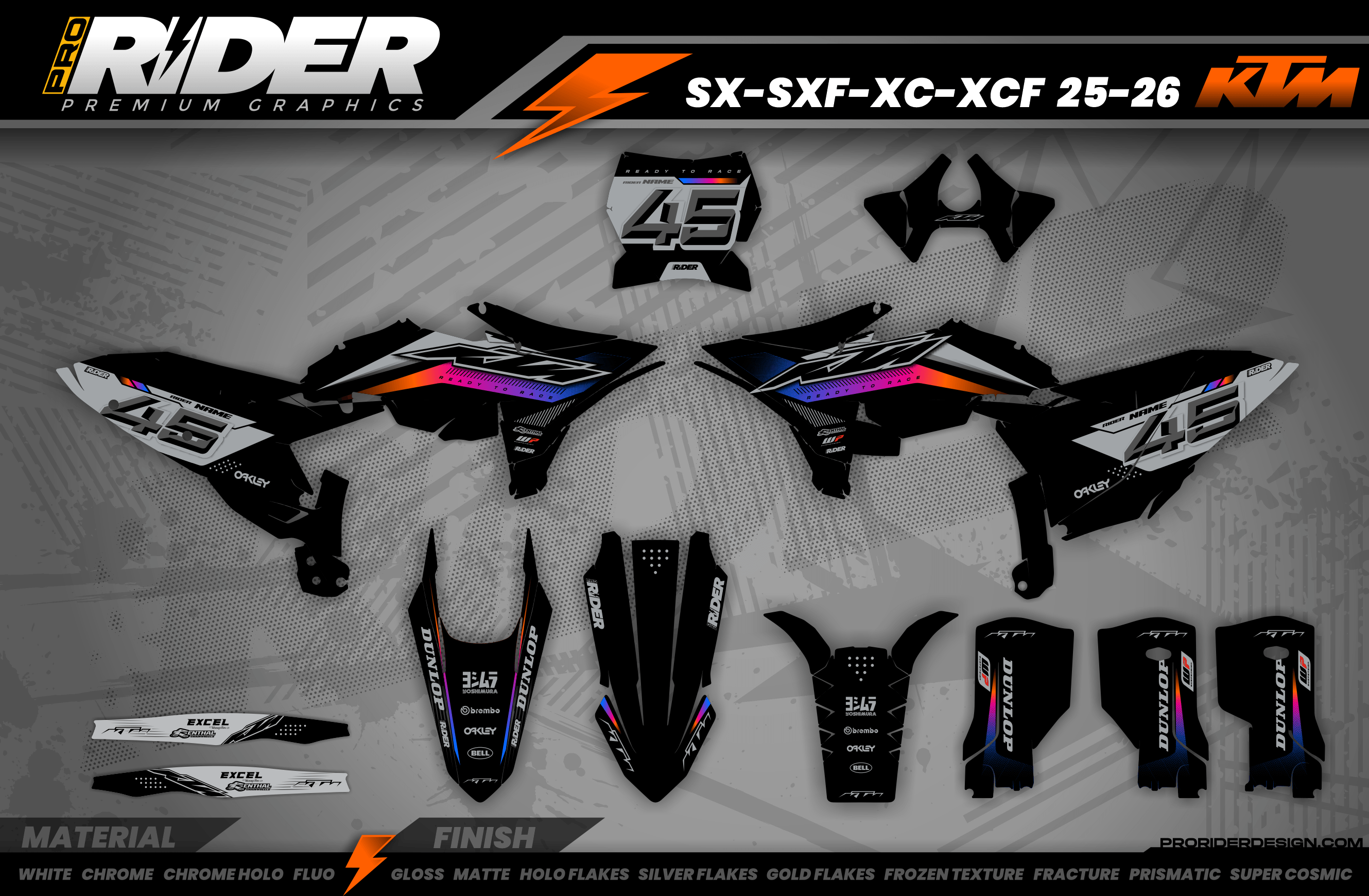 KTM Full Graphics Kit | Kinora