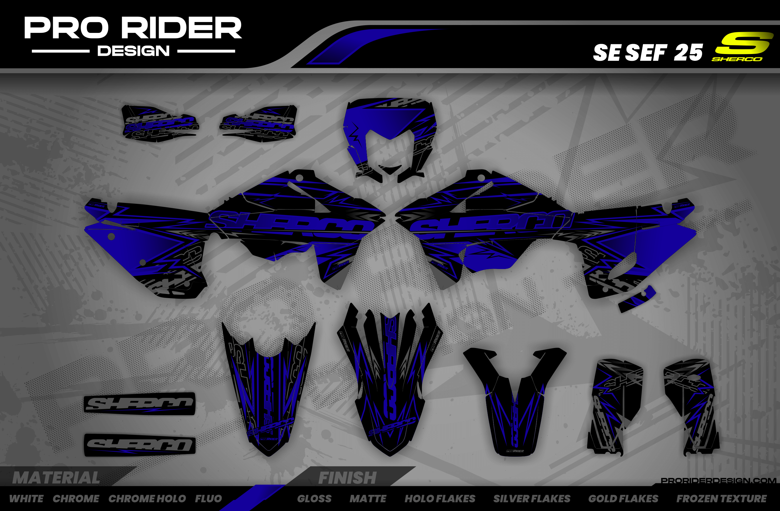 SHERCO Full Graphics Kit | Ironman raceway