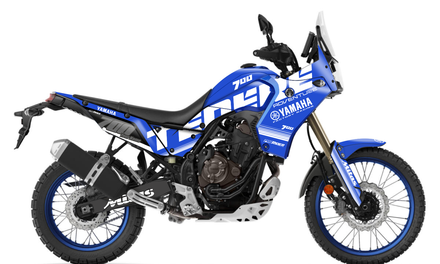 YAMAHA TENERE 700 Full Graphics Kit | Mitas Sky