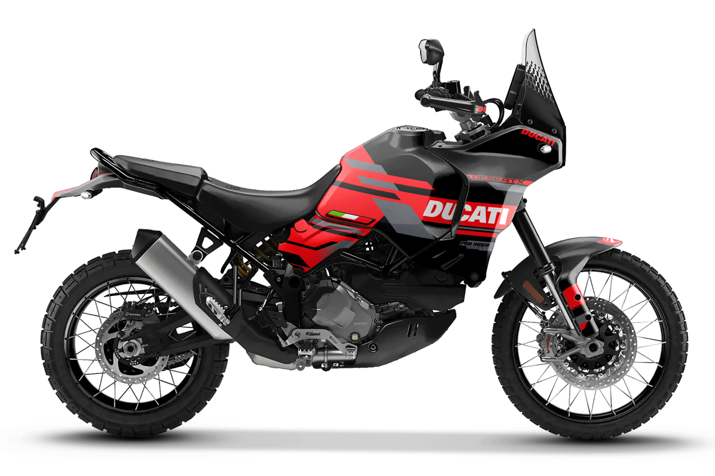Ducati Desert X Full Graphics Kit | Daxan