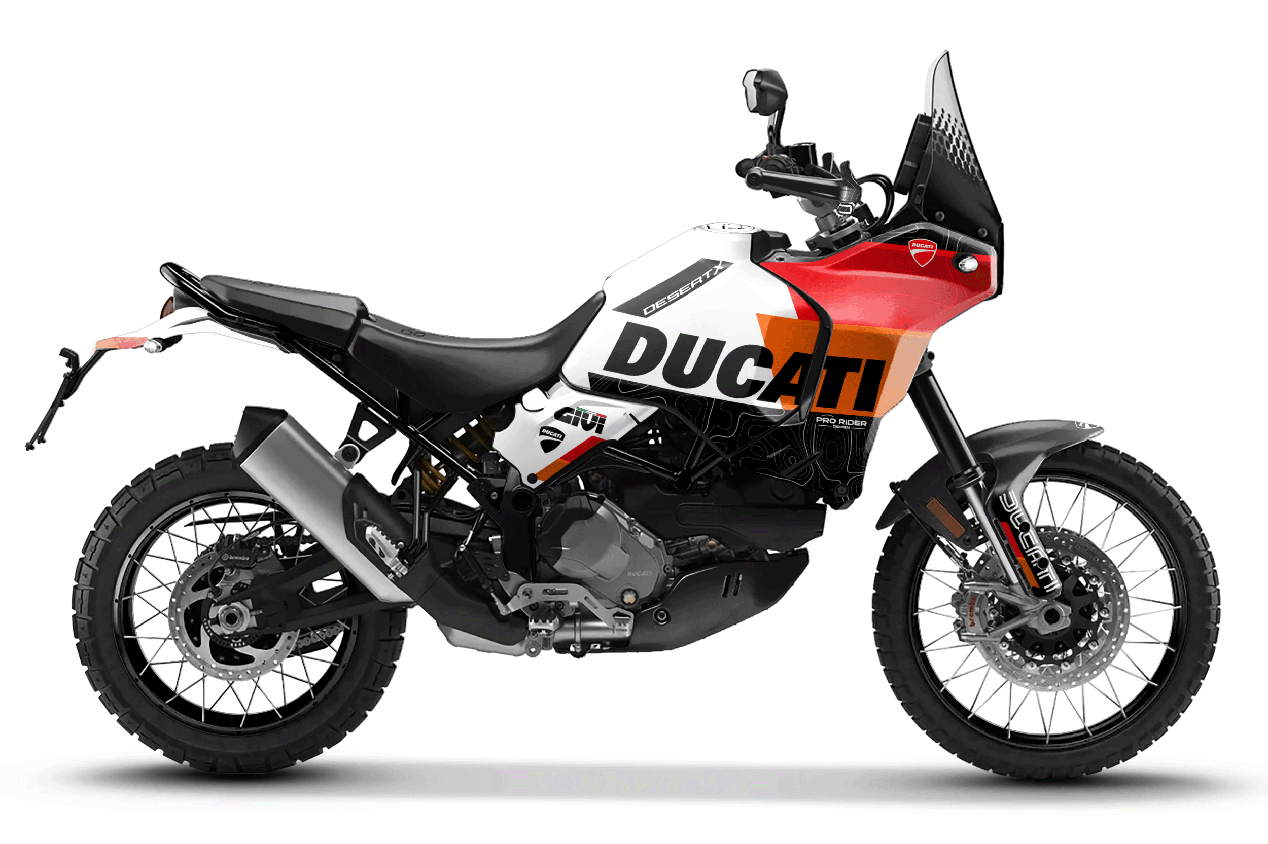 Ducati Desert X Full Graphics Kit | Noravak