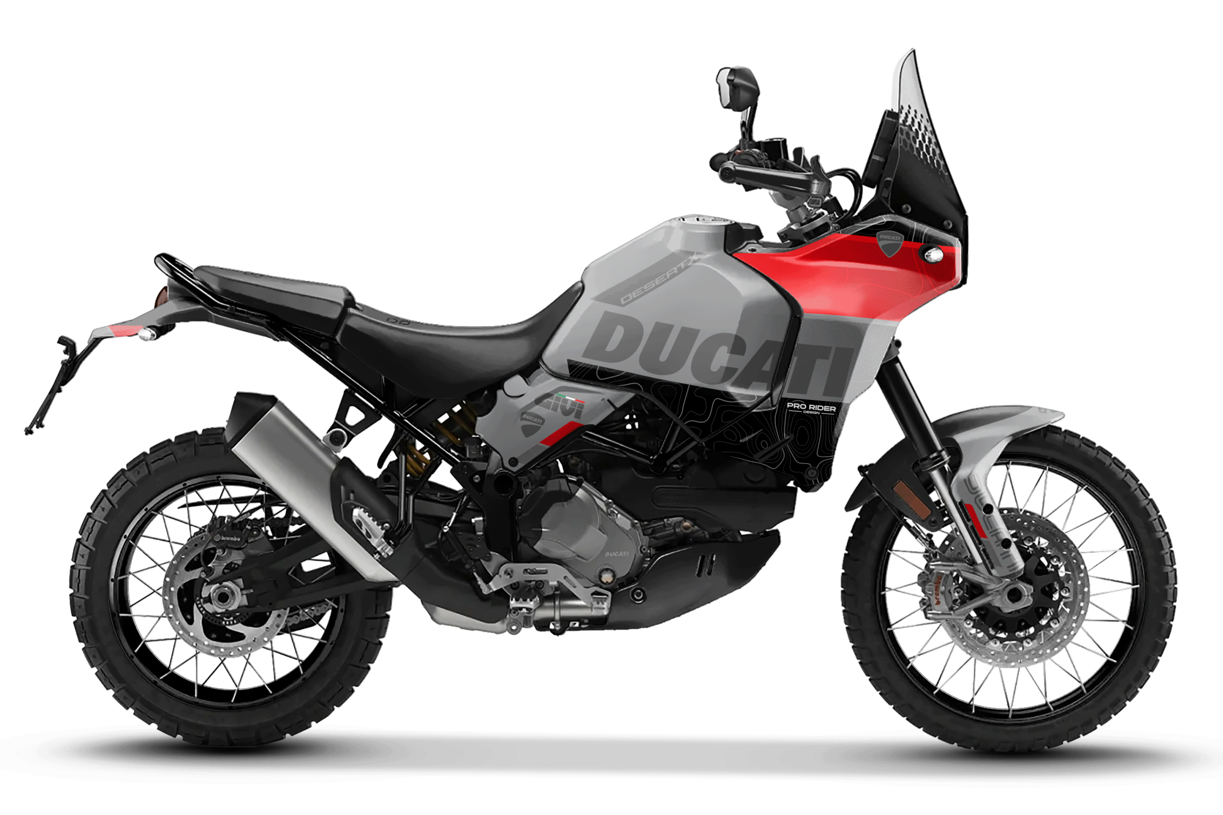 Ducati Desert X Full Graphics Kit | Ramirox